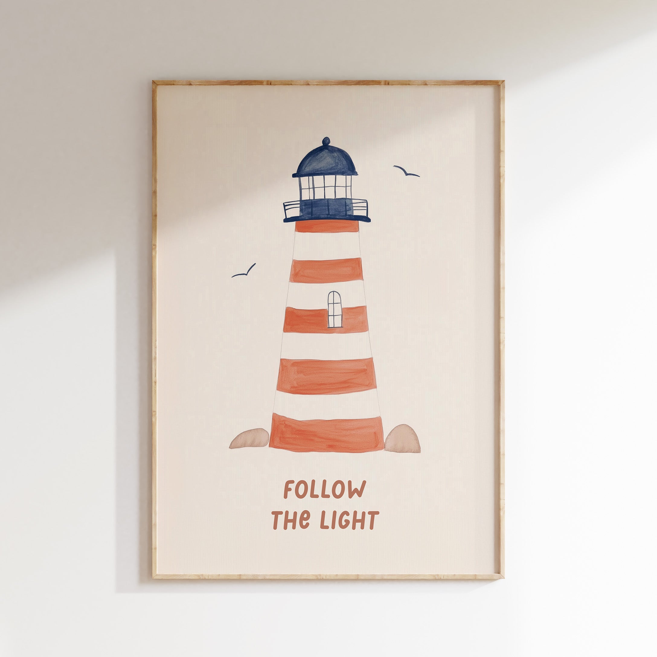 Children's room print - Lighthouse