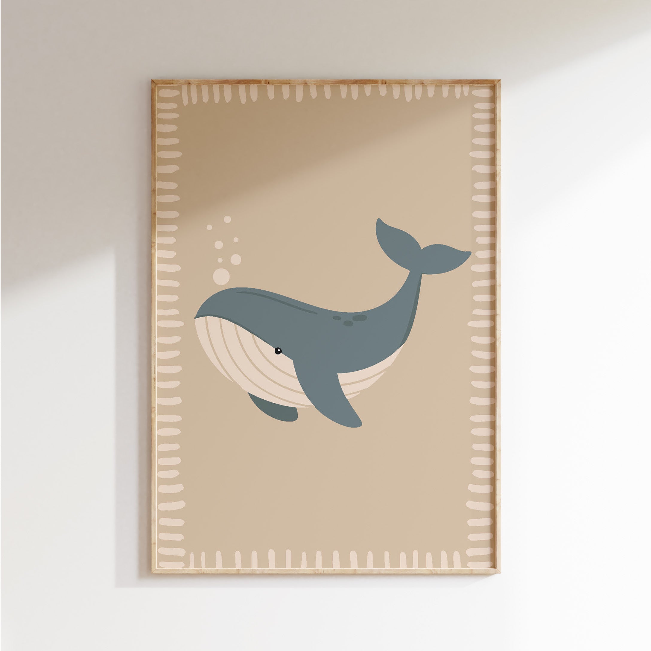 Kinderkamer poster - Walvis