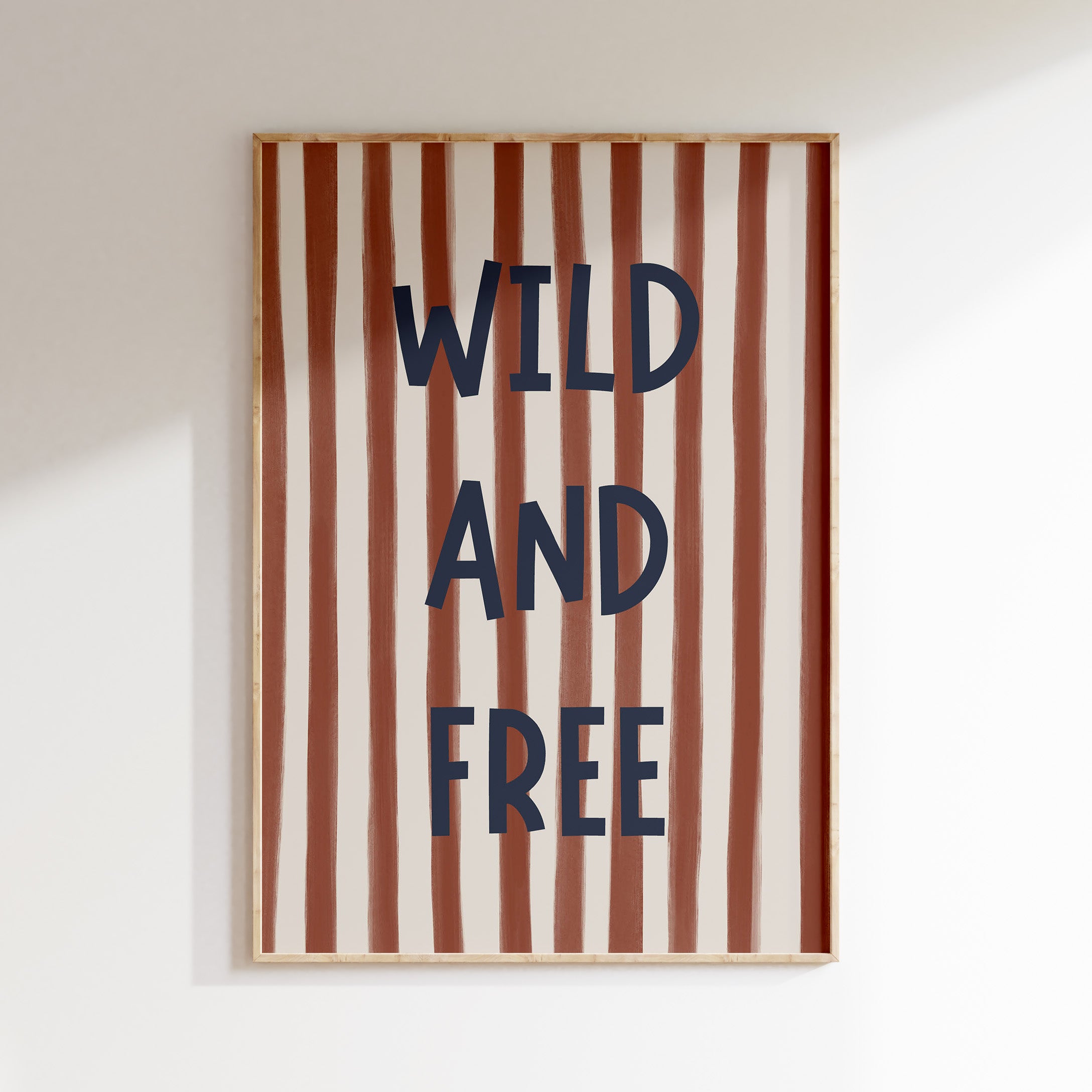 Kinderkamer poster - Wild and Free