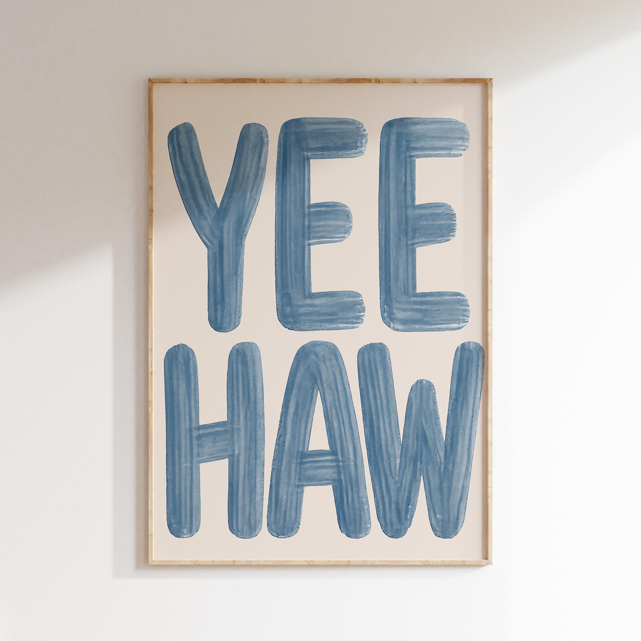 Kinderkamer poster - YEE HAW quote