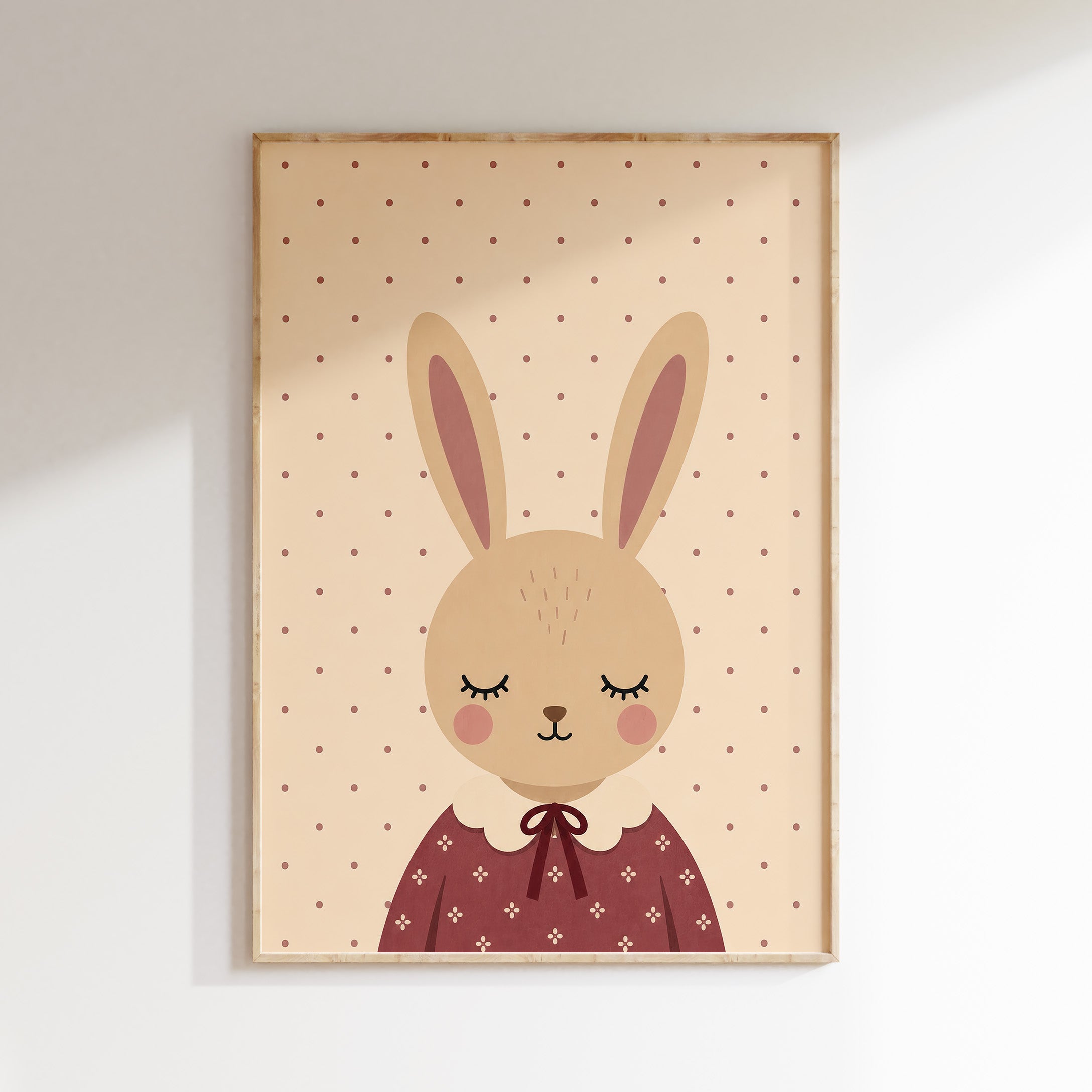 Kinderkamer poster - Zoet konijn