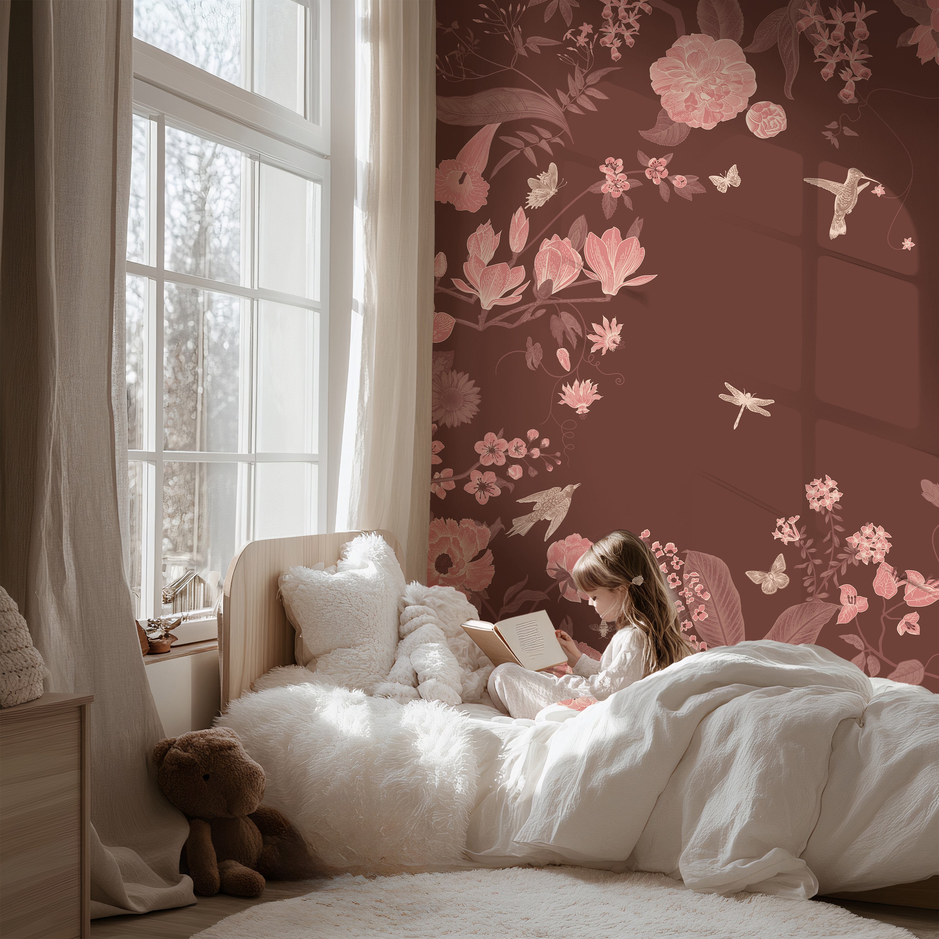Collage wallpaper Garden Lullaby (offer)