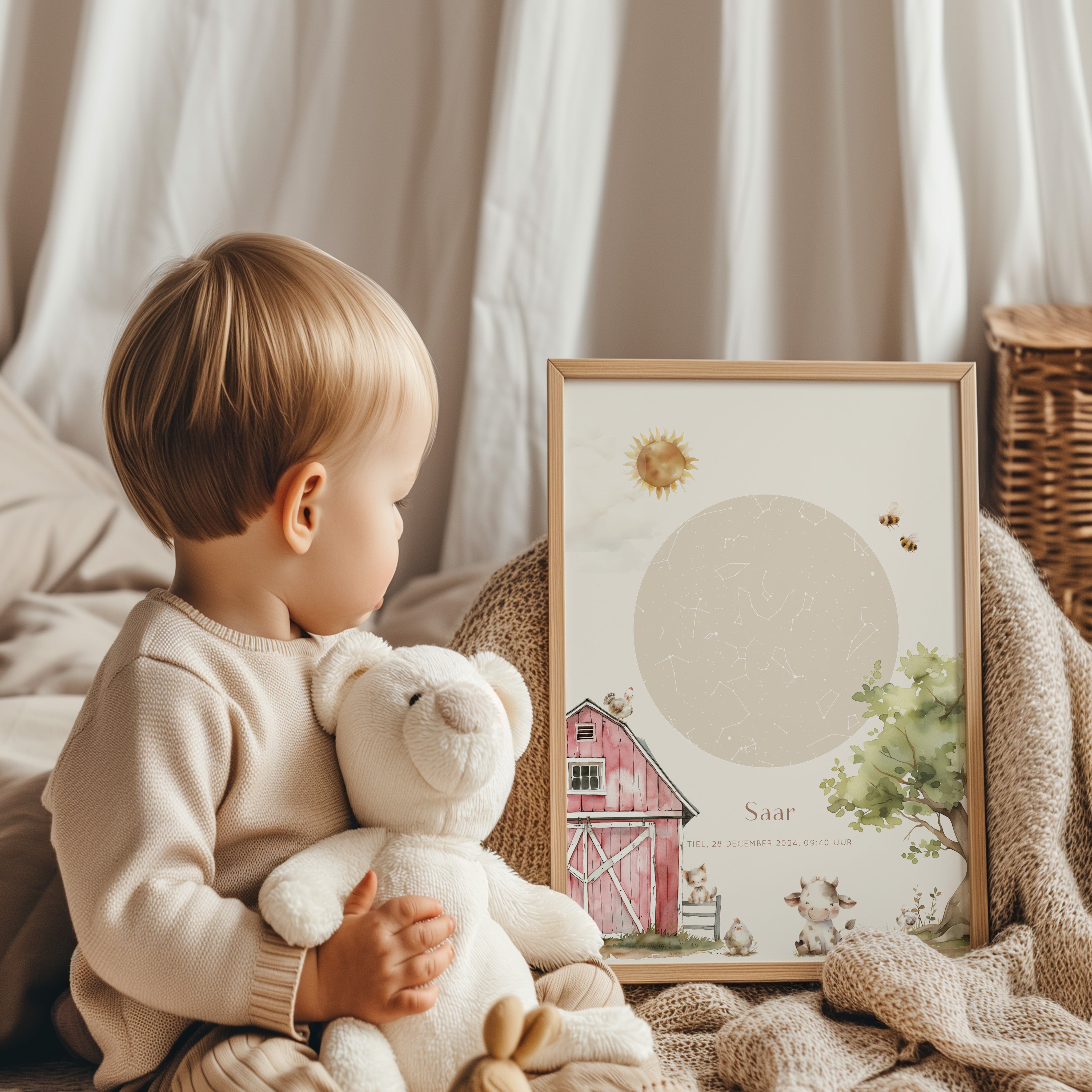 Sterrenhemel poster - Boerderij