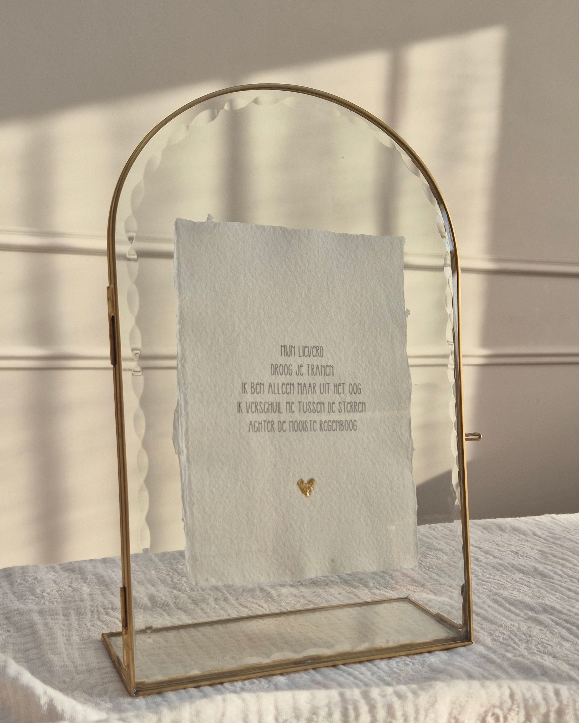 Gedichtje - Achter de mooiste regenboog