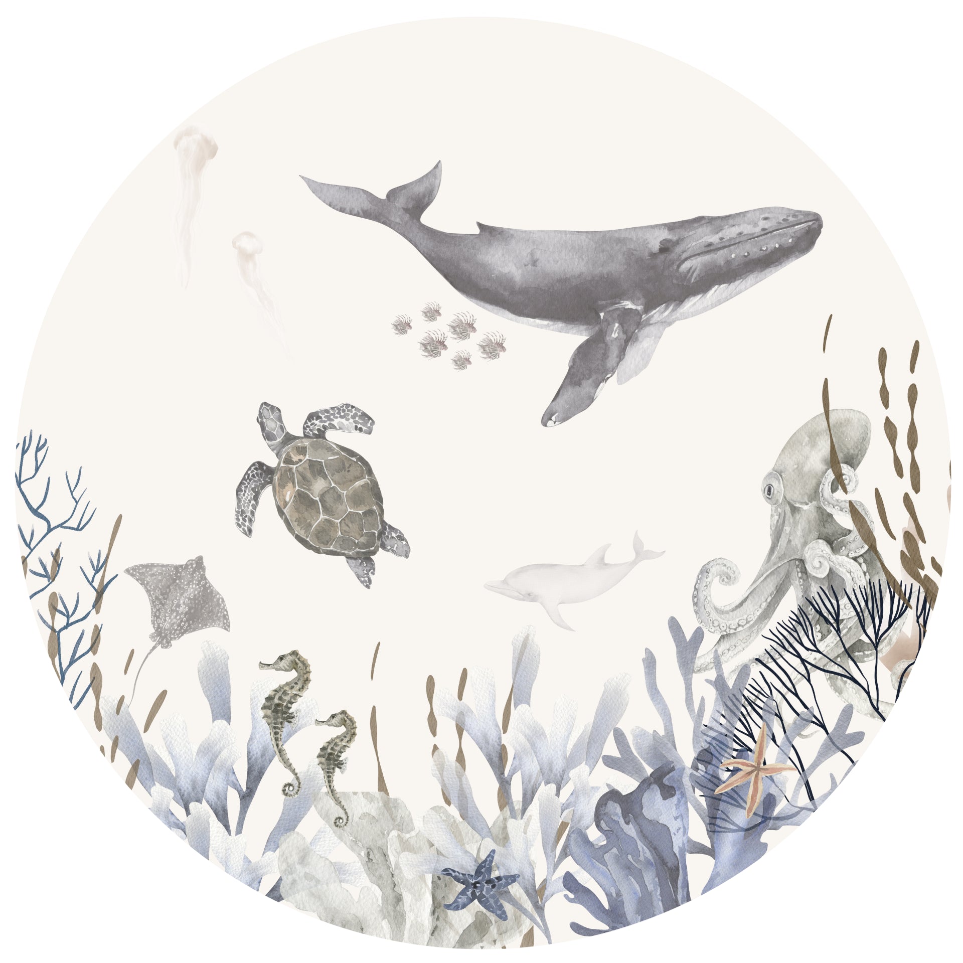 Behangcirkel - Under the Sea