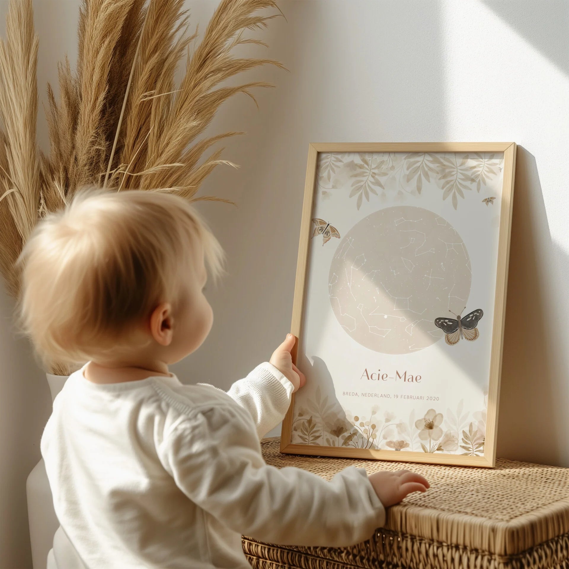 Starry sky poster | Vintage field