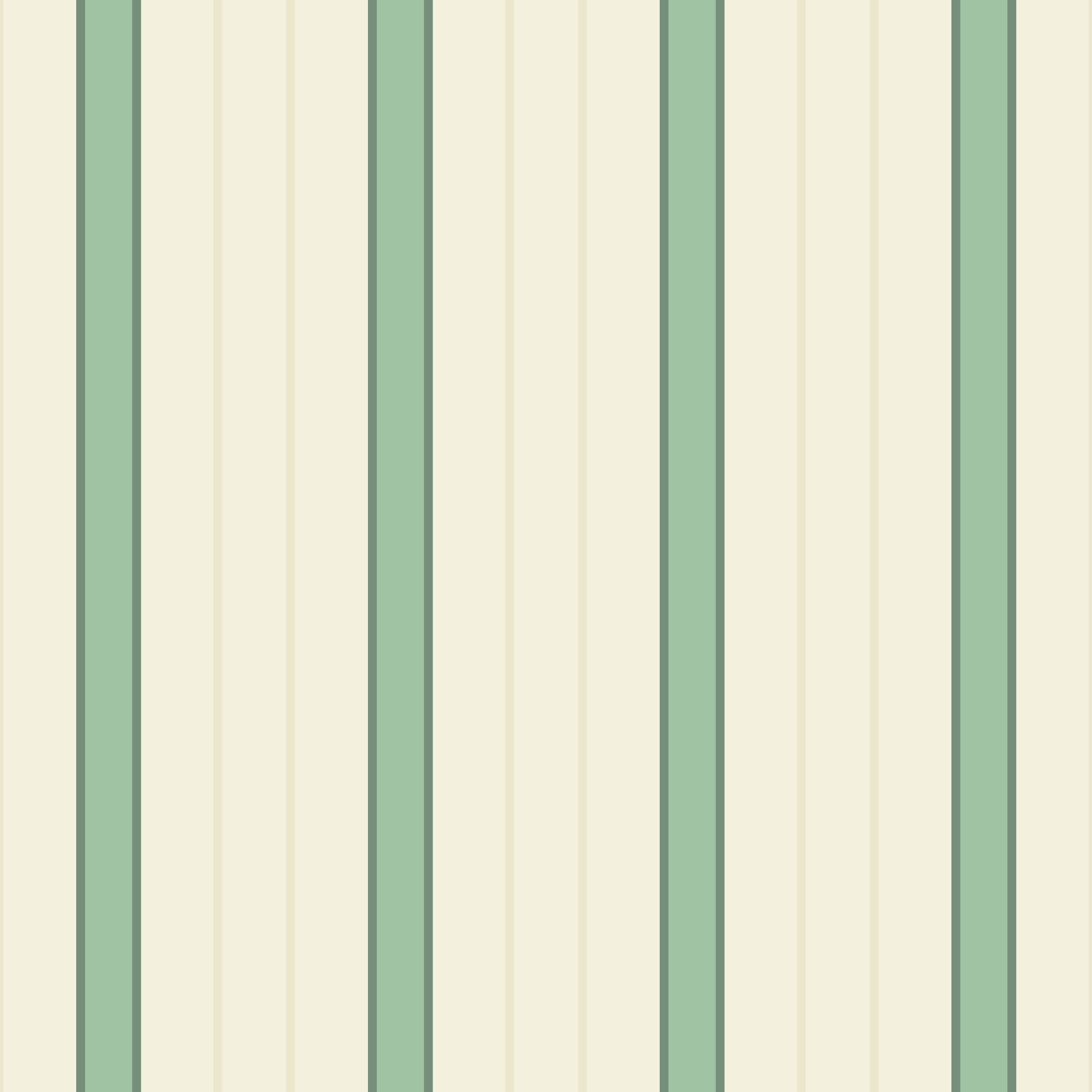 Wallpaper Sweet Stripes - fresh sage