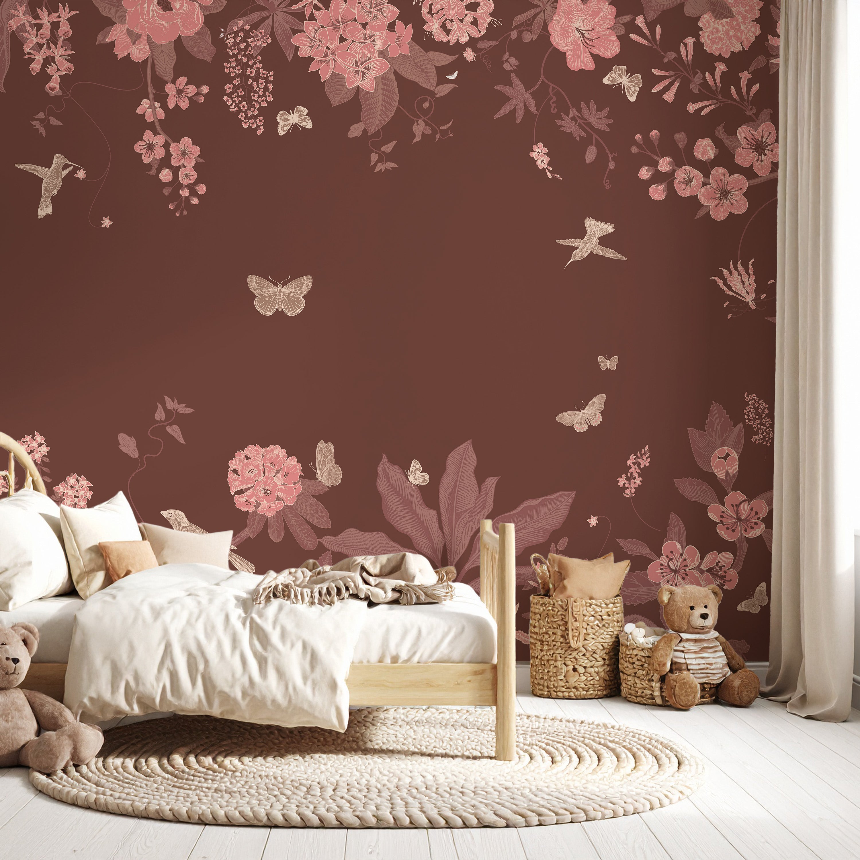 Collage wallpaper Garden Lullaby (offer)