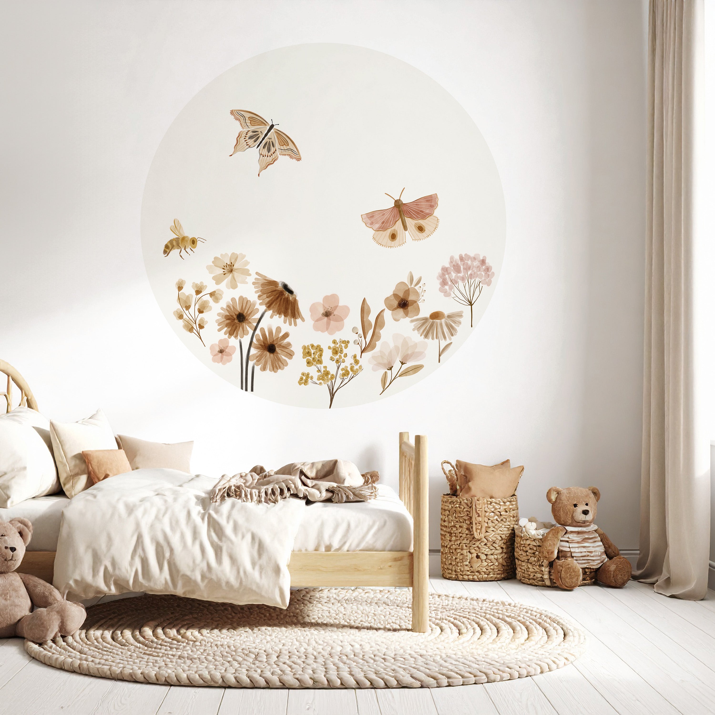 Behangcirkel - Vintage Garden