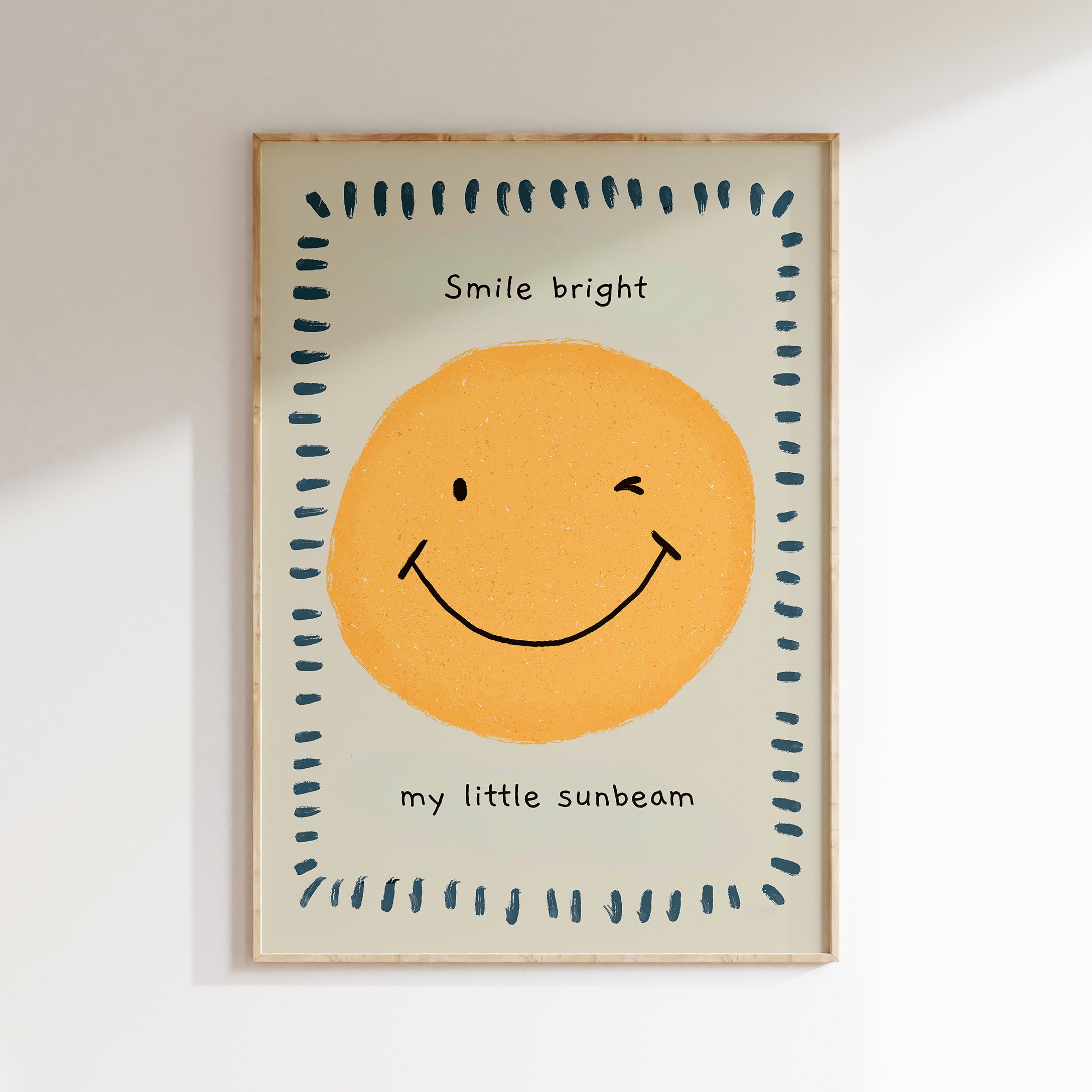 Kinderkamer print - Shine Bright Little Sunbeam