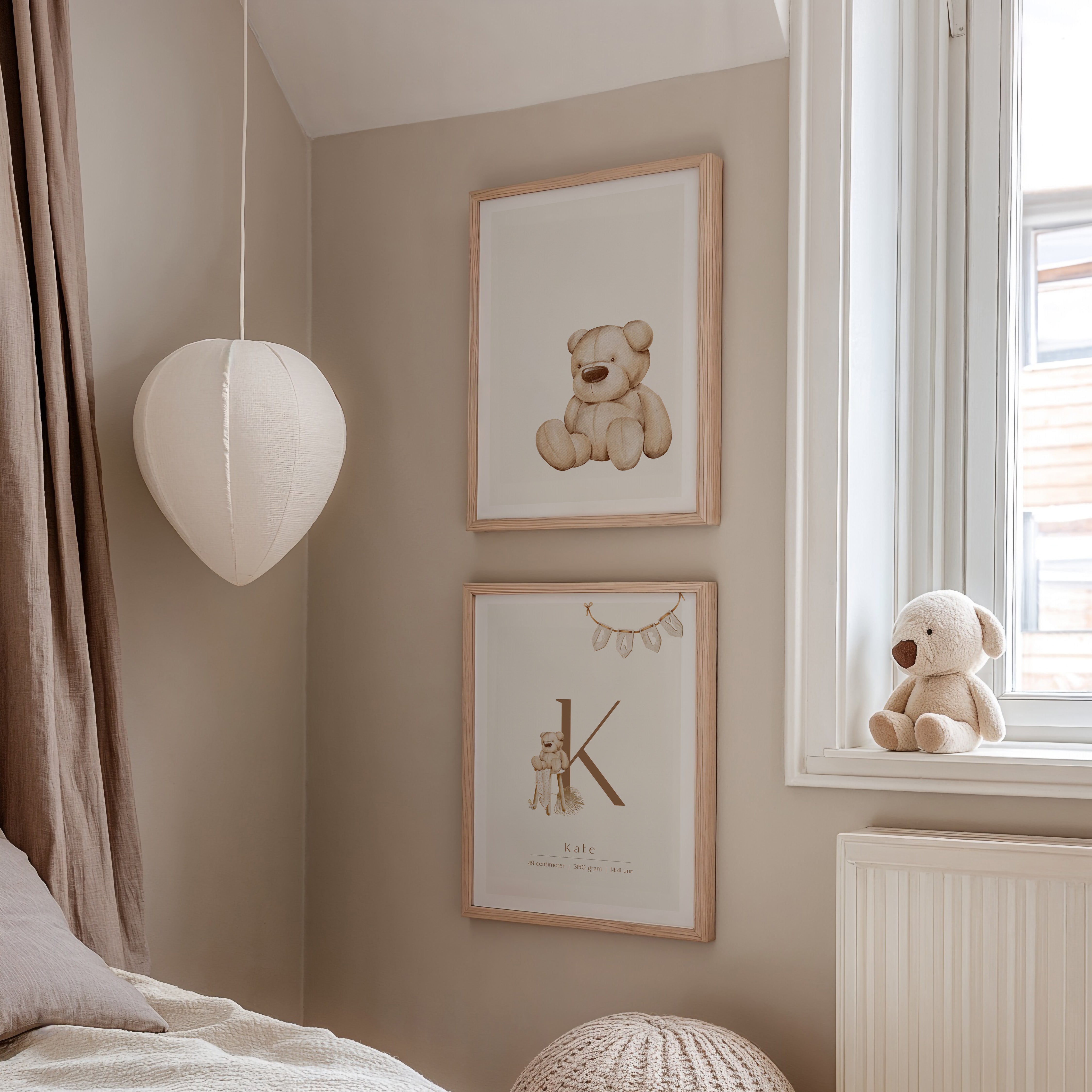 Children's room poster - Teddy bear | Little Beginnings
