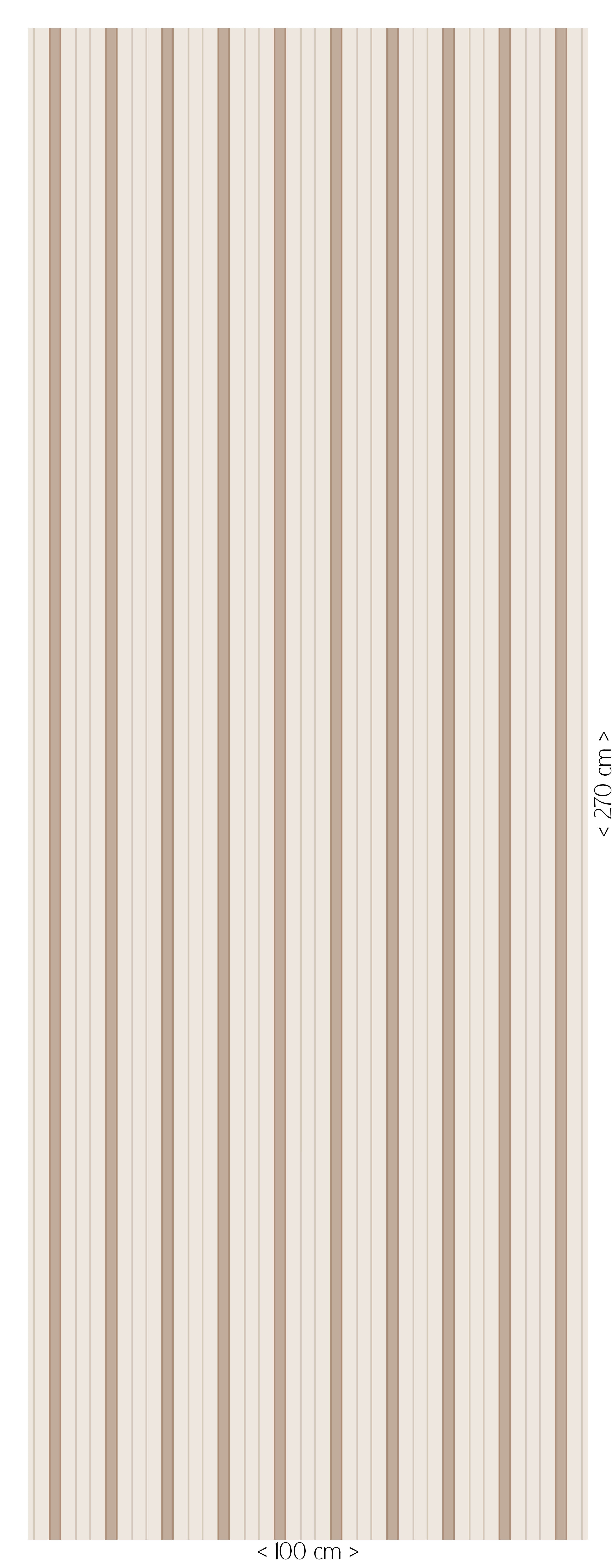 Wallpaper Sweet Stripes – nougat