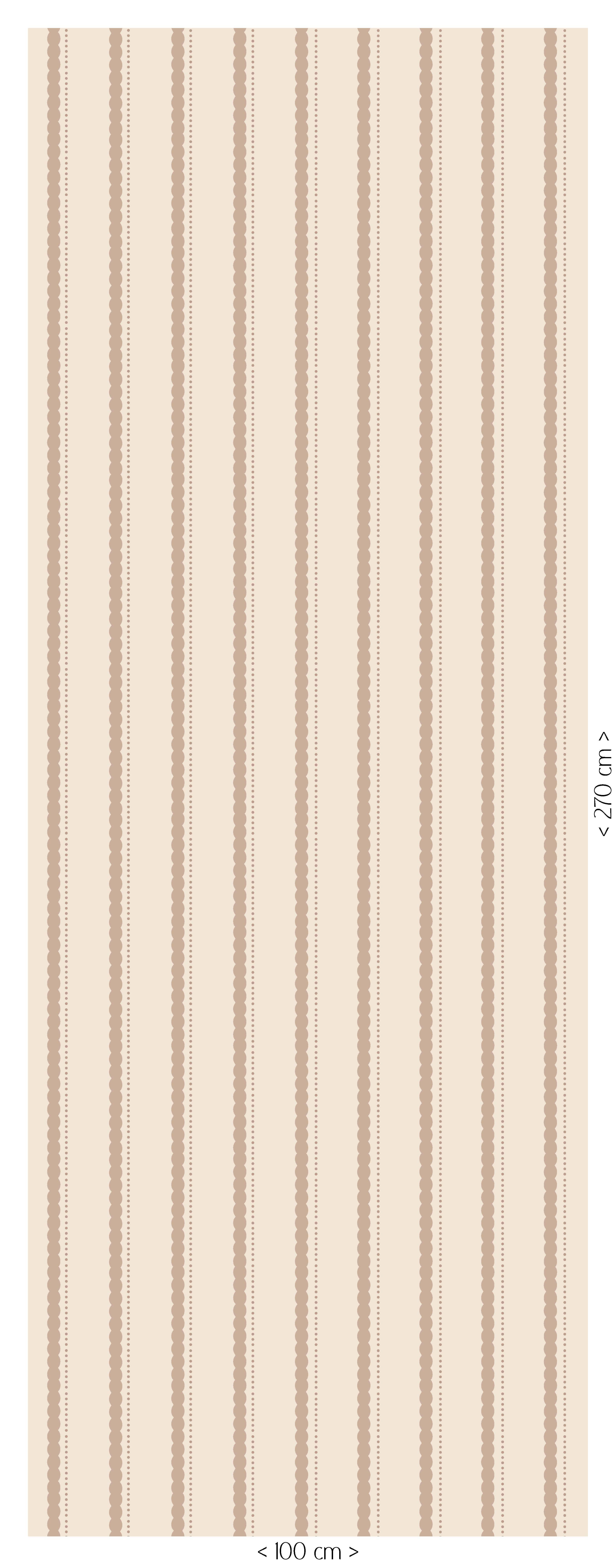 Wallpaper Bubble Stripes - sand
