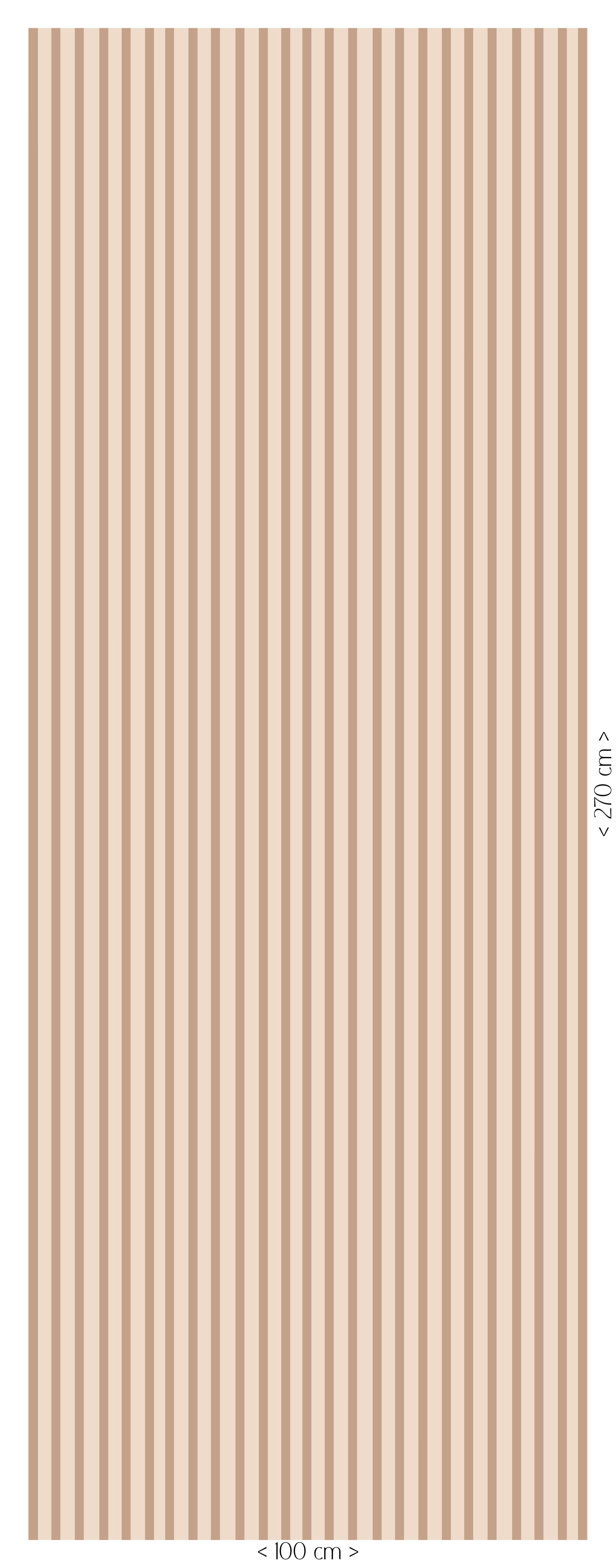 Wallpaper Stripes - nougat