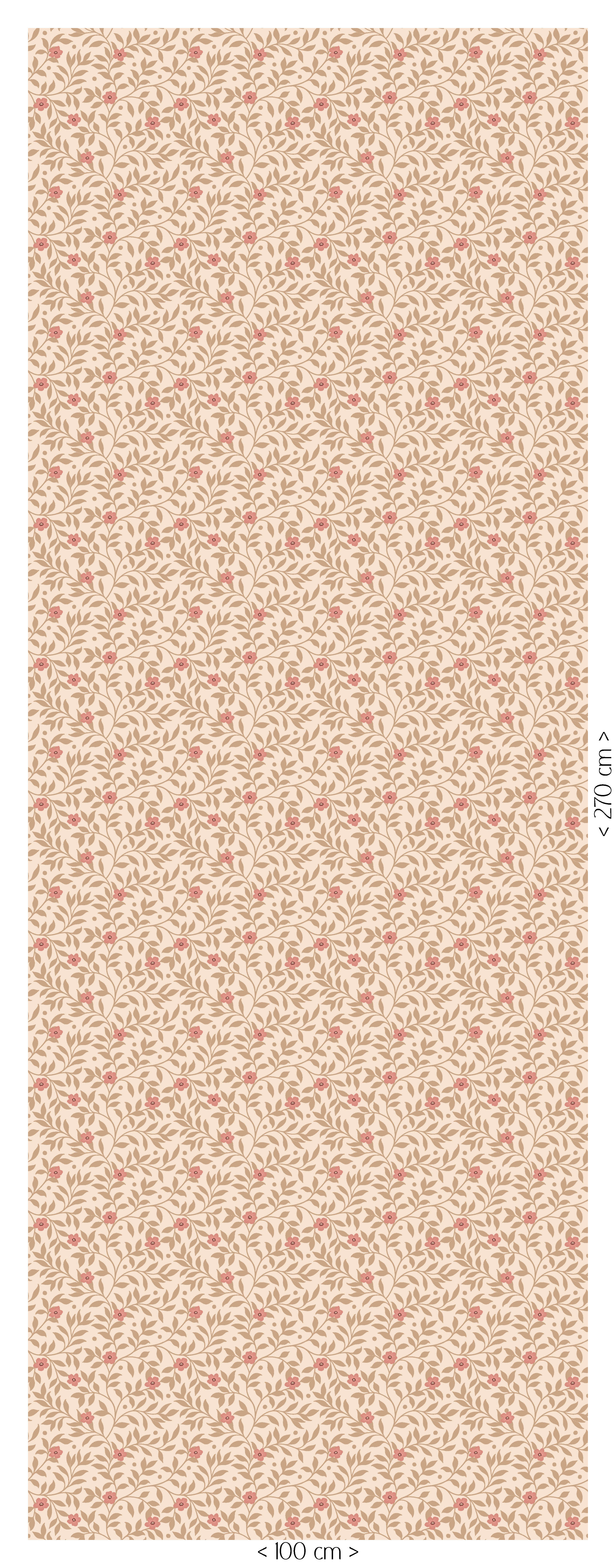 Behang Petite Blossom - rose