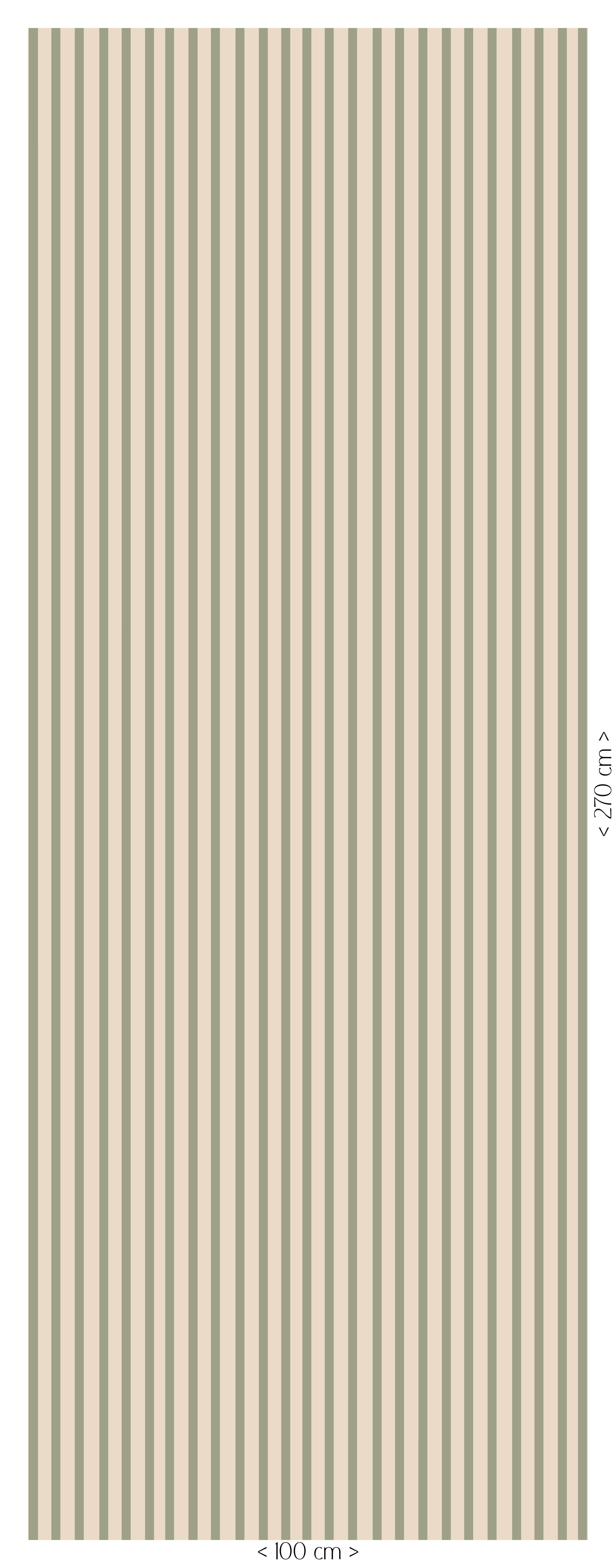 Behang Stripes - sage