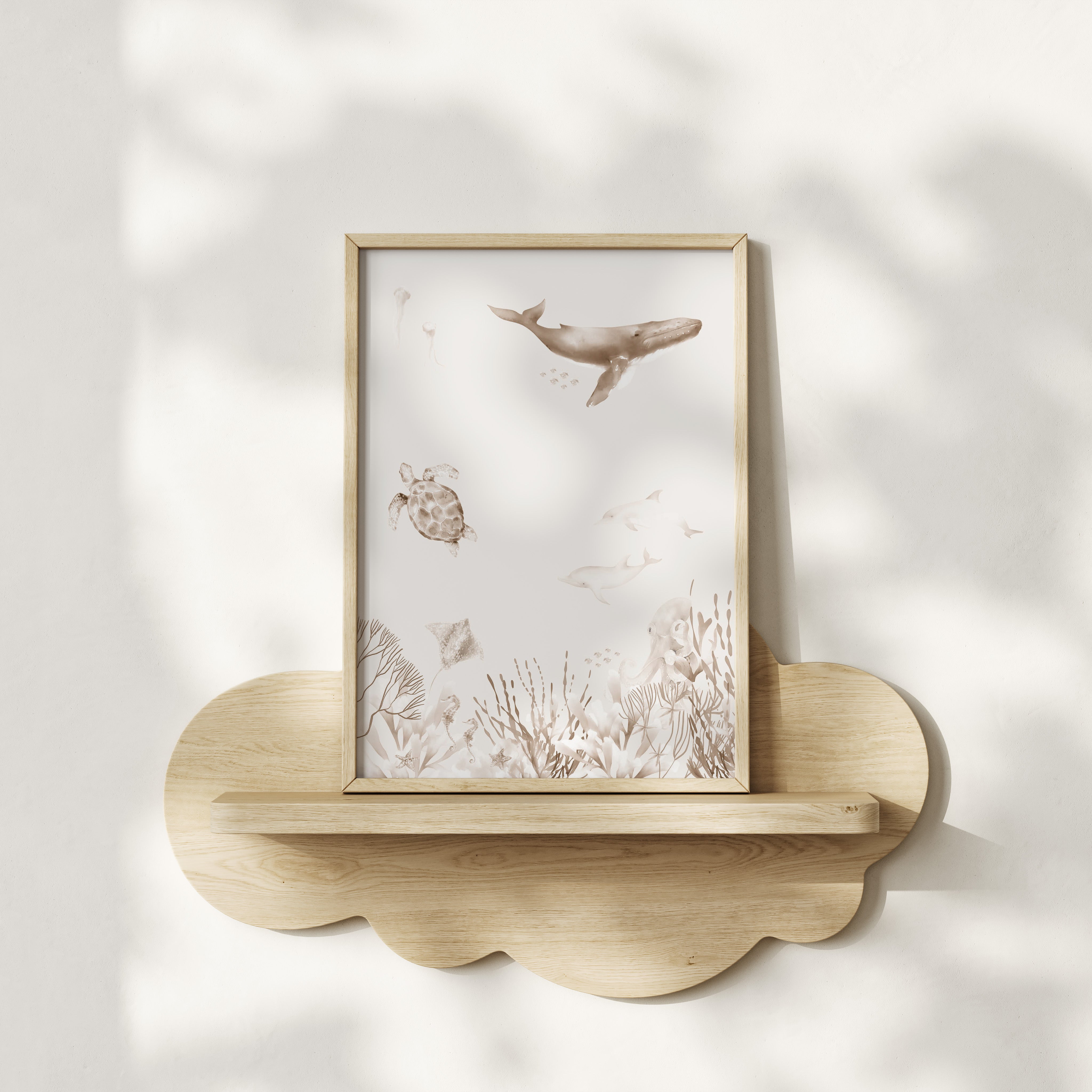 Children's room poster - Sea life | Underwater world