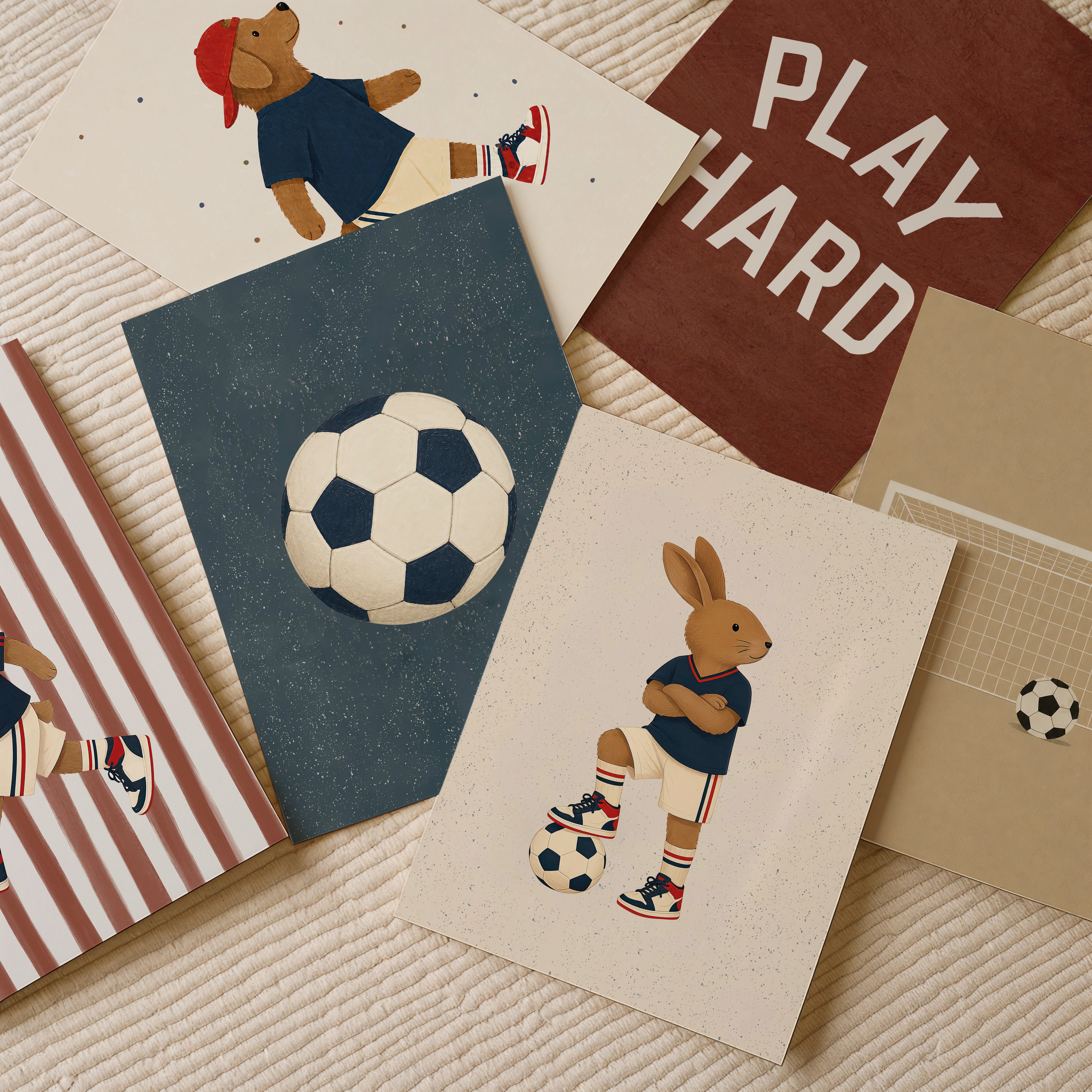 Kinderkamer poster - Voetbal