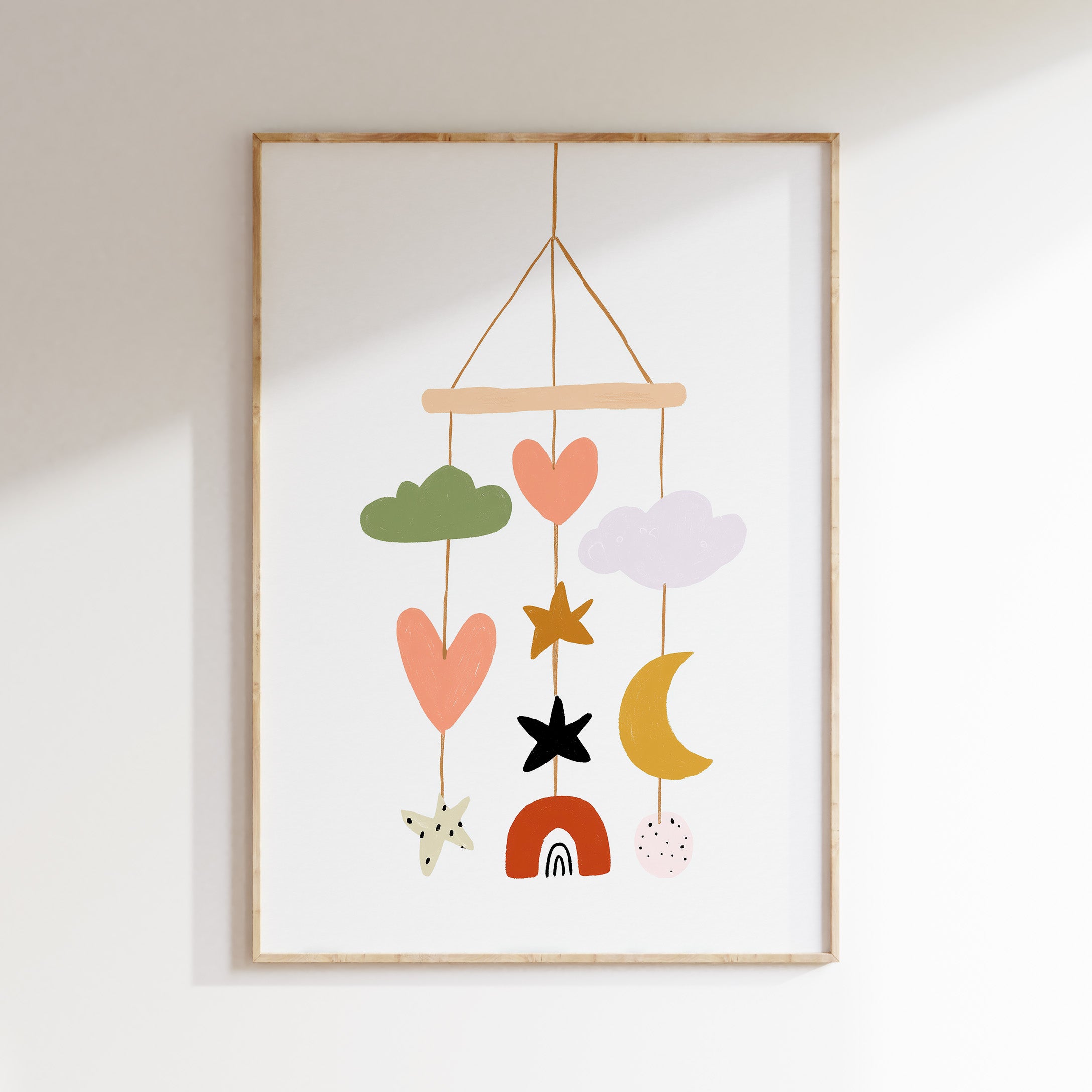 Nursery print - Baby mobile
