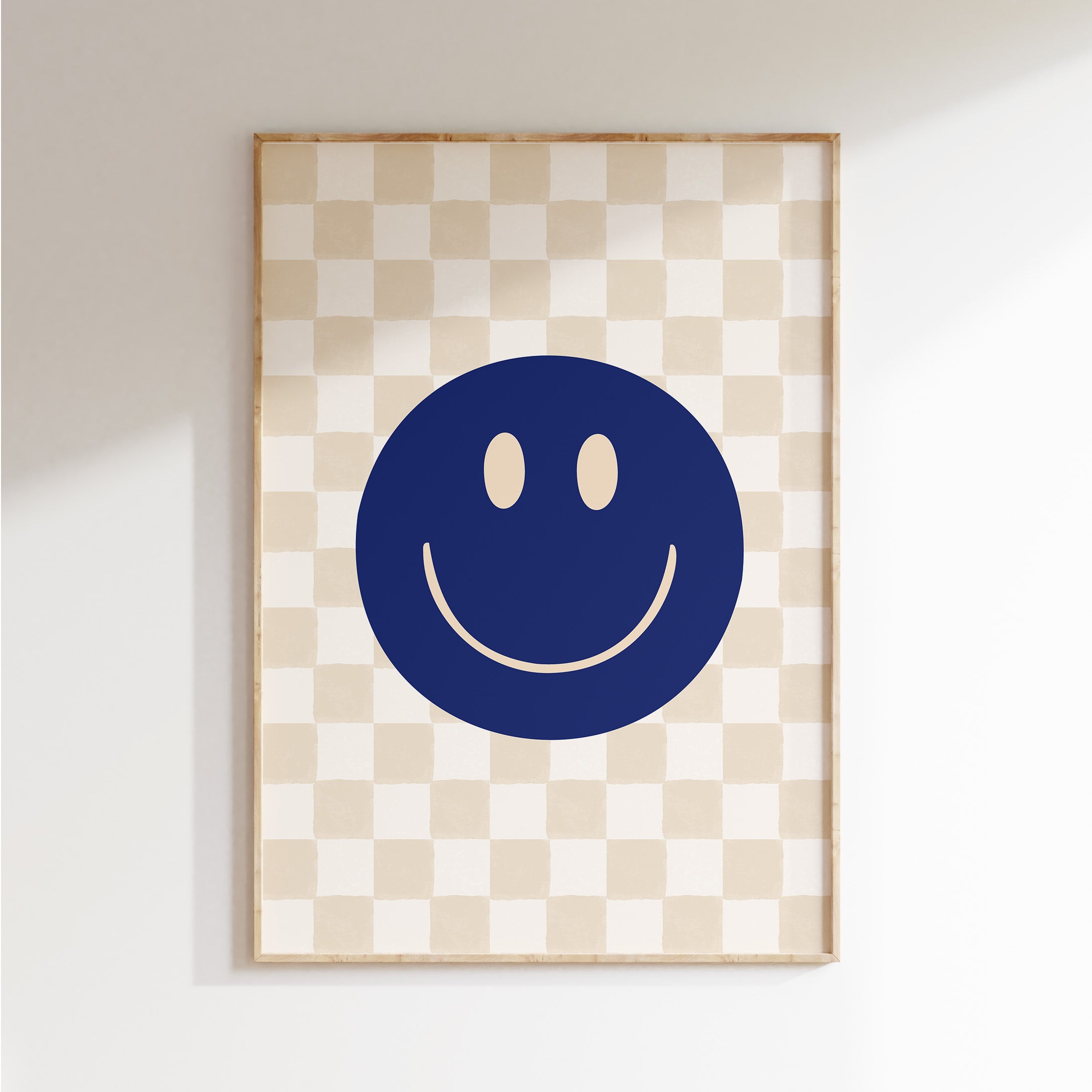 Children's room poster - Smiley | blue
