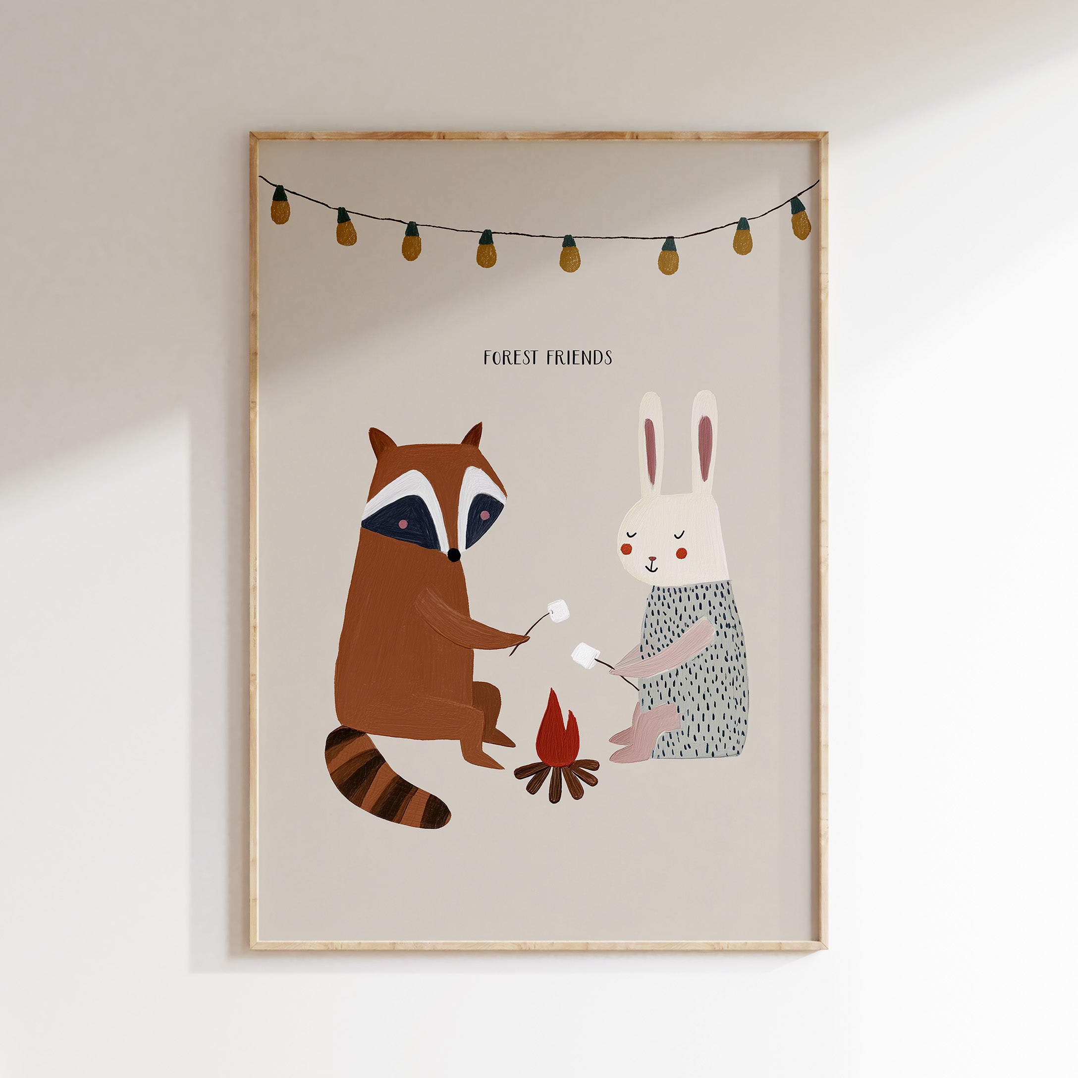 Children's room print - Forest Friends