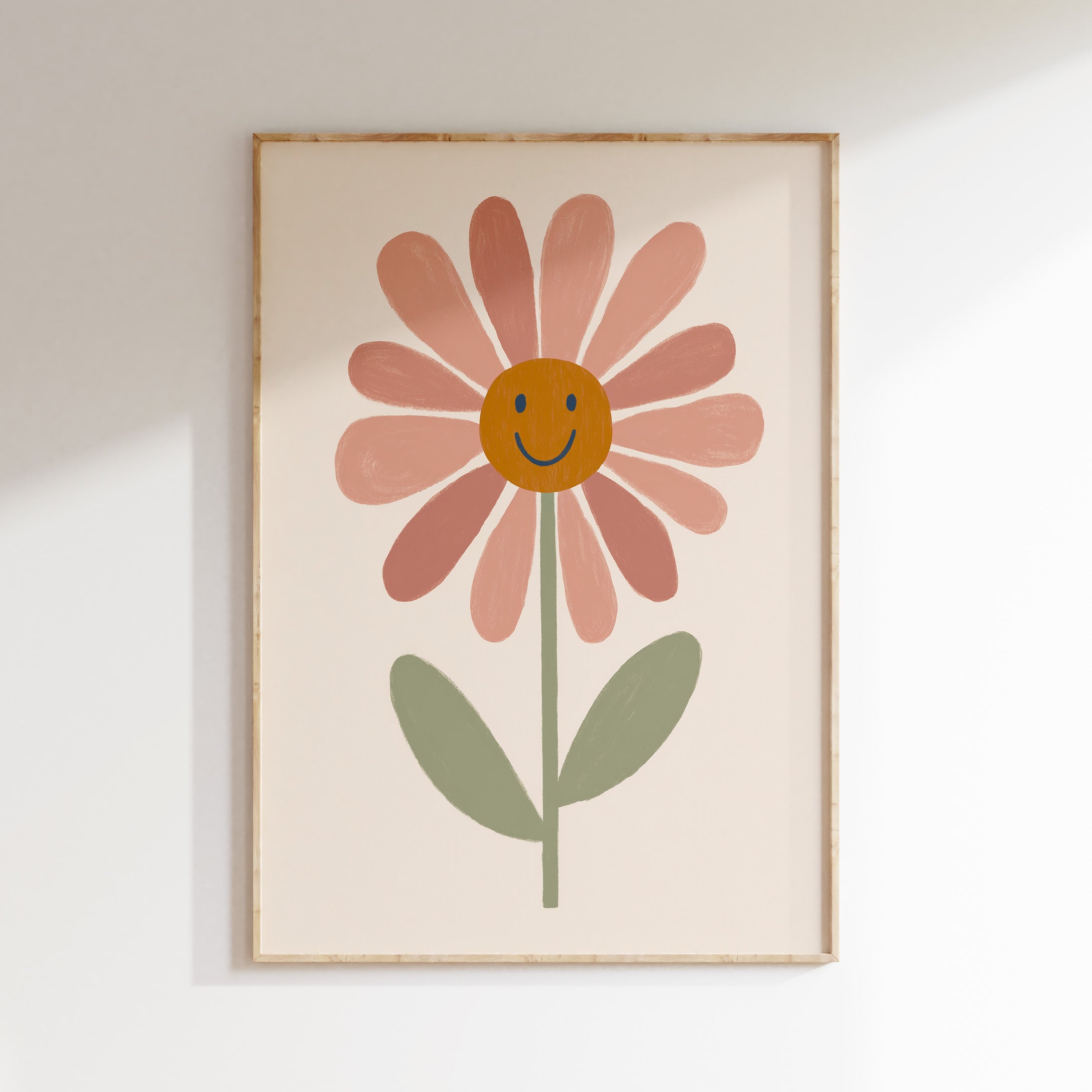 Children's room print - Cheerful flower