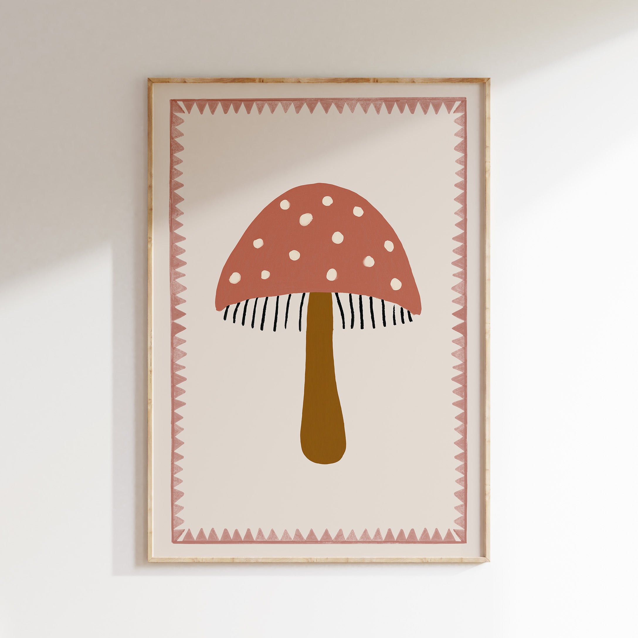 Children's room print - Mushroom
