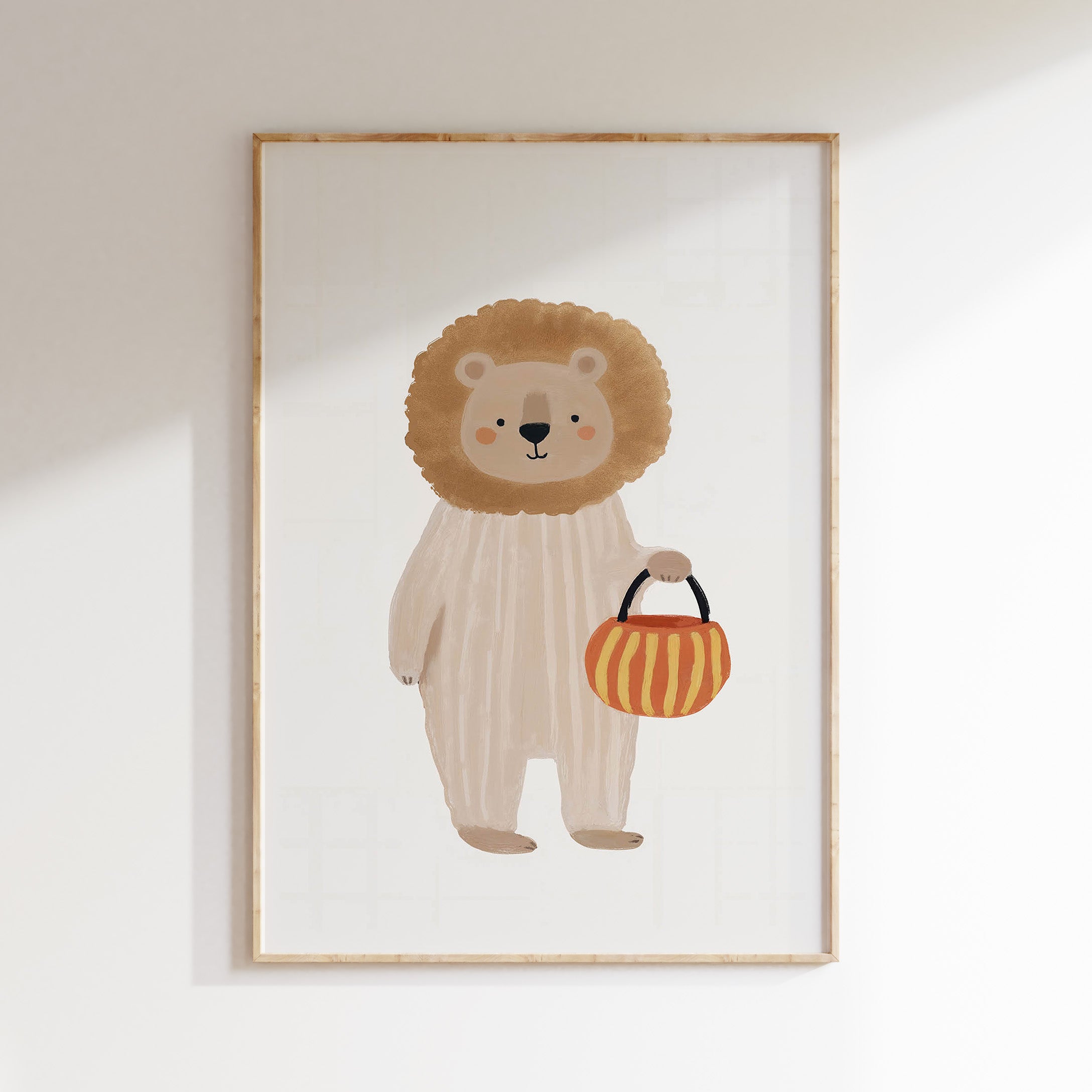 Children's room print - Sweet lion