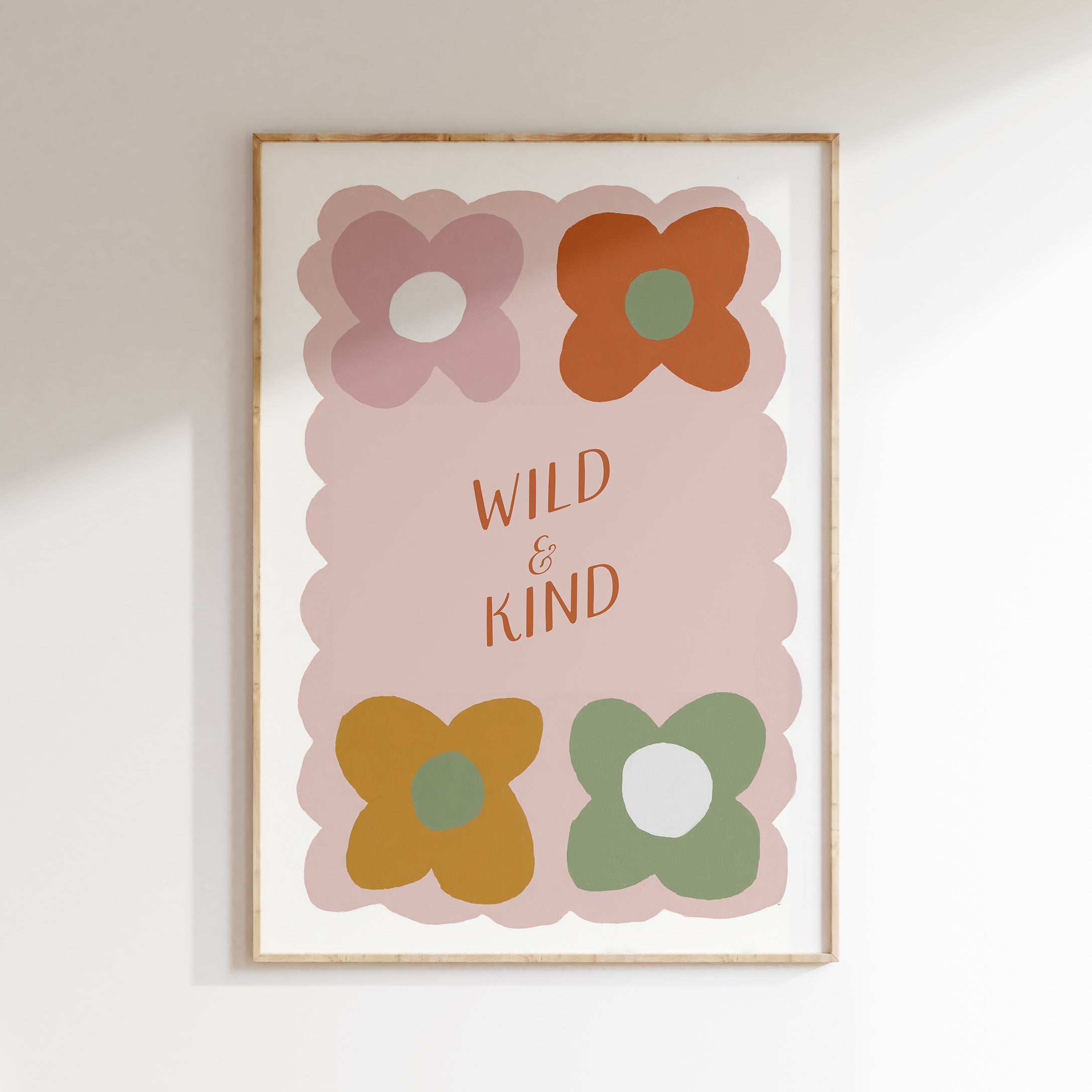 Kinderkamer print - Wild and kind