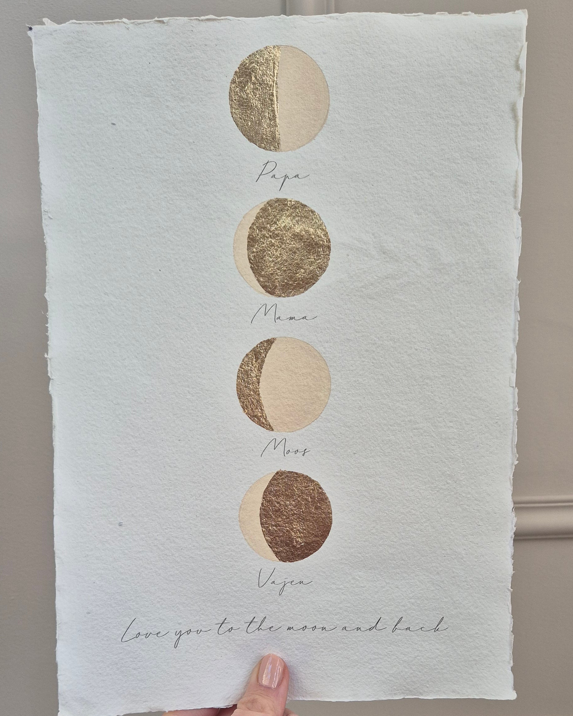 Maanstandposter - Familie