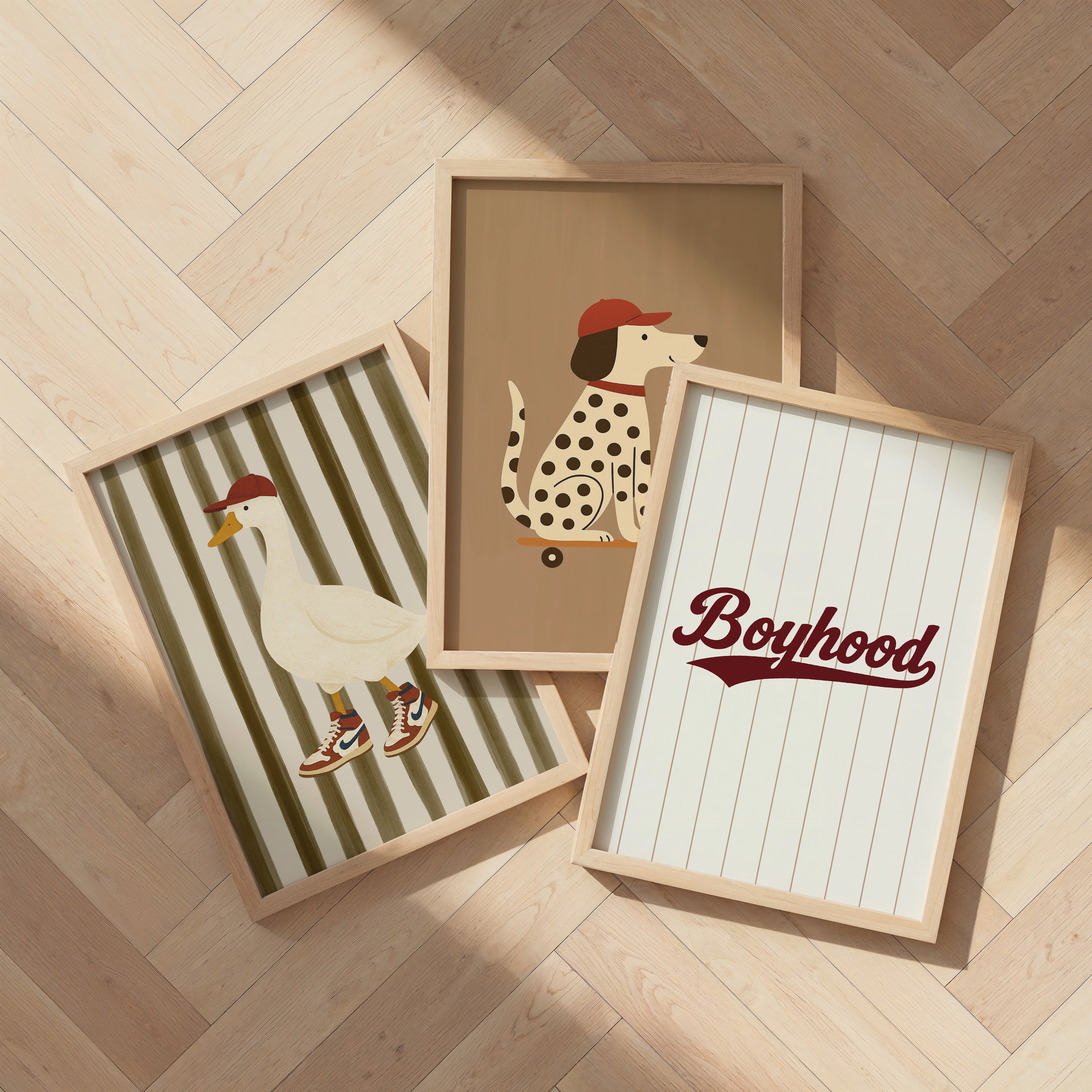 Children's room poster - Goose on sneakers | Sports