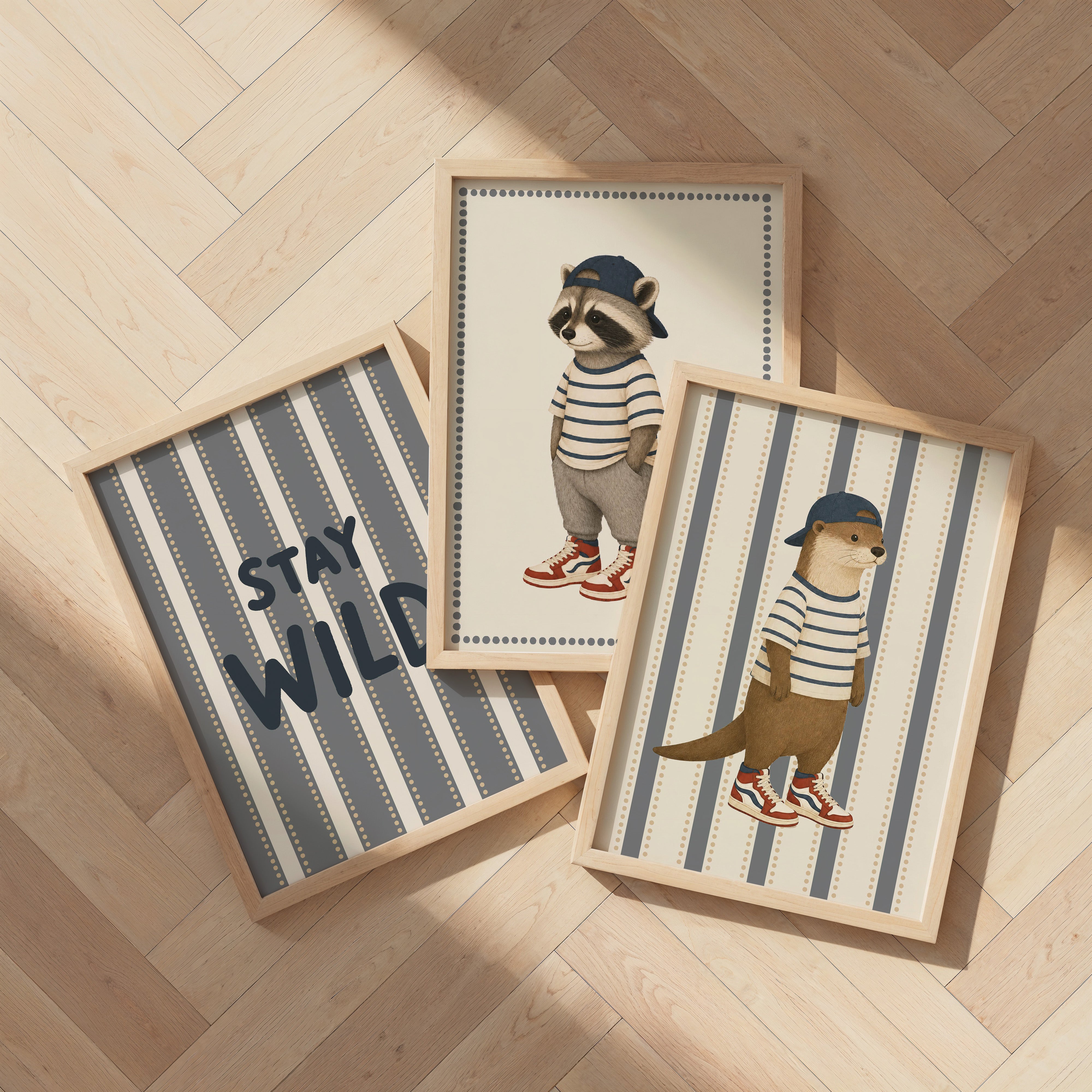 Kinderkamer print - Stay Wild Quote