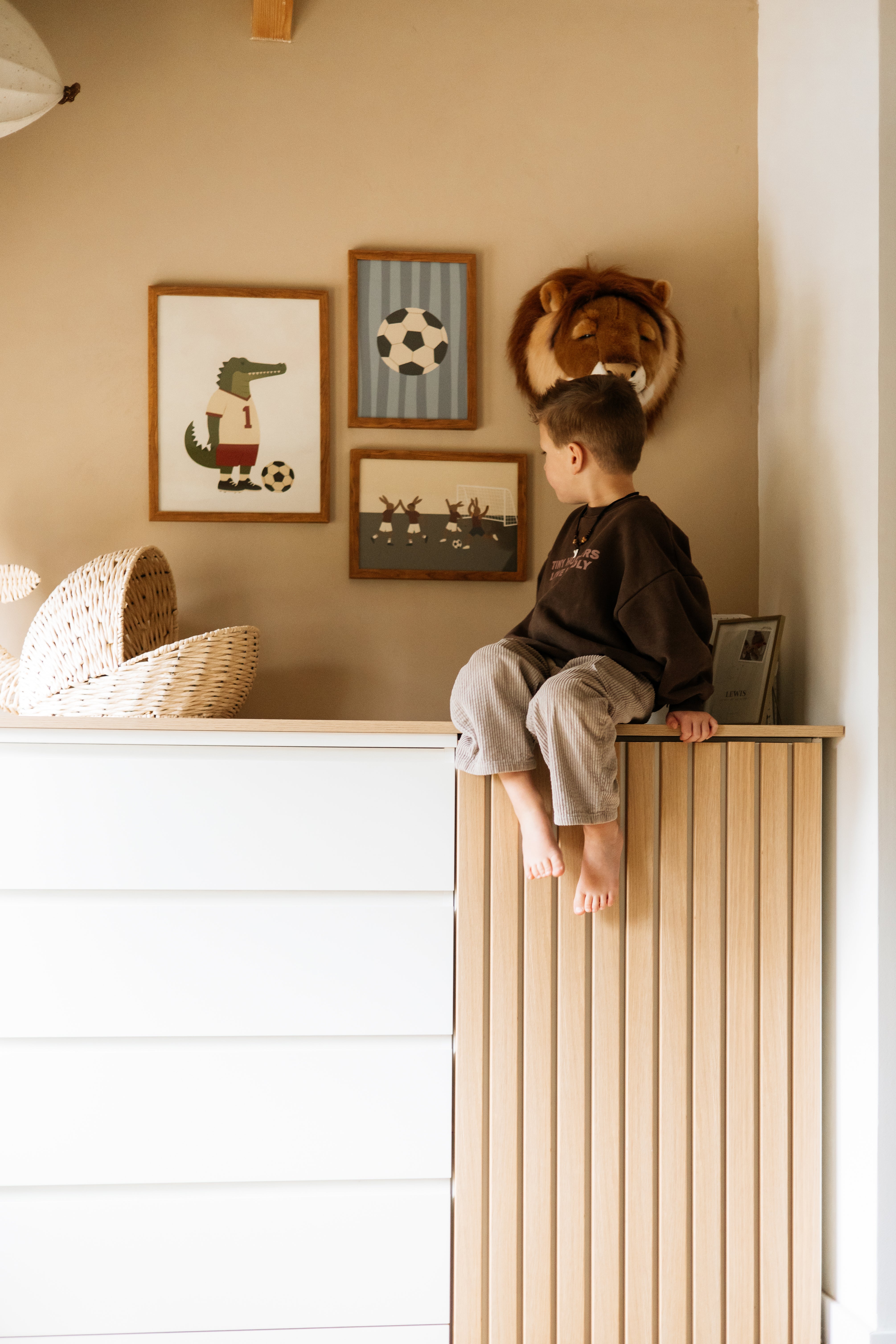 Kinderkamer poster - Voetbalfeest Haasjes | Sport