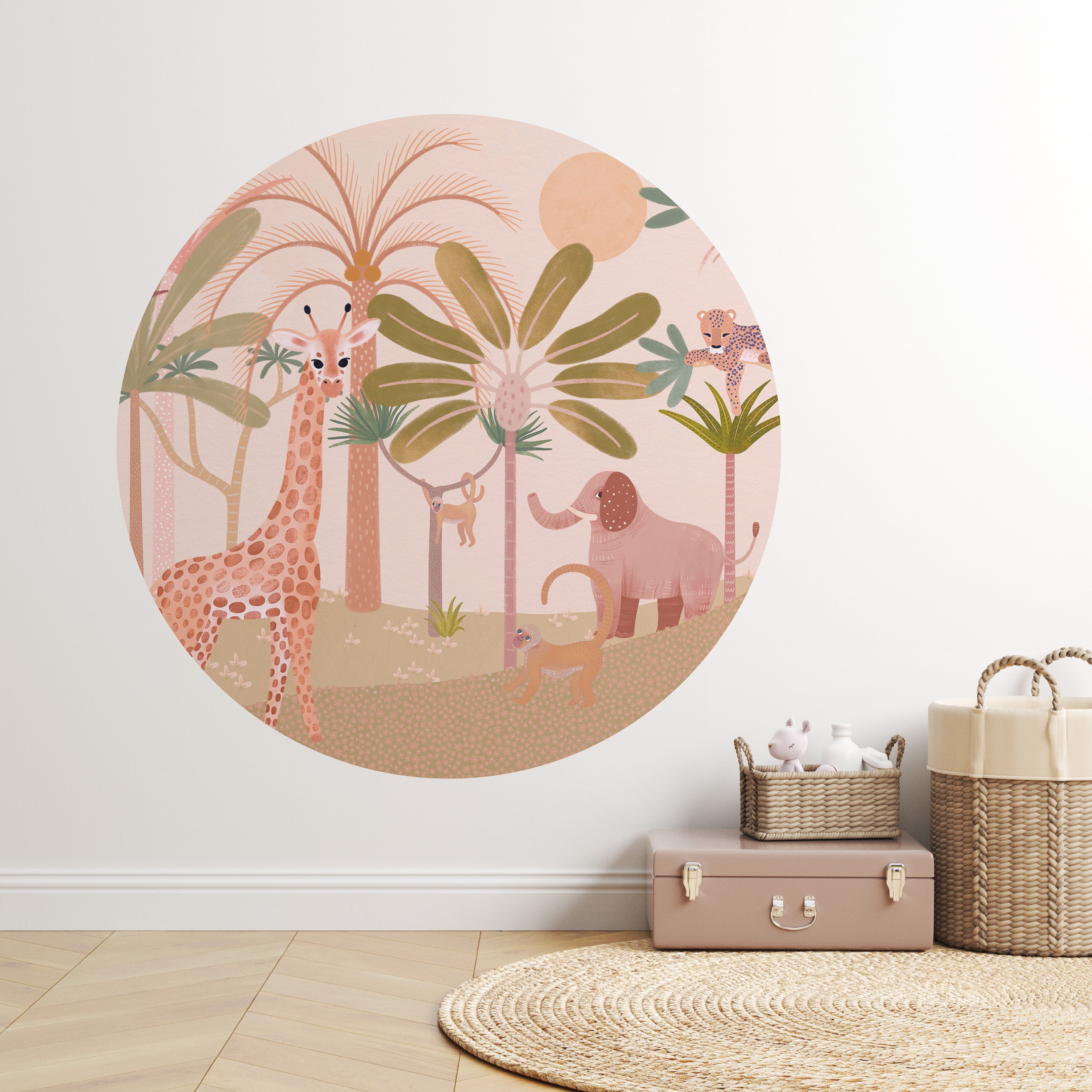 Wallpaper circle - Africa Blossom