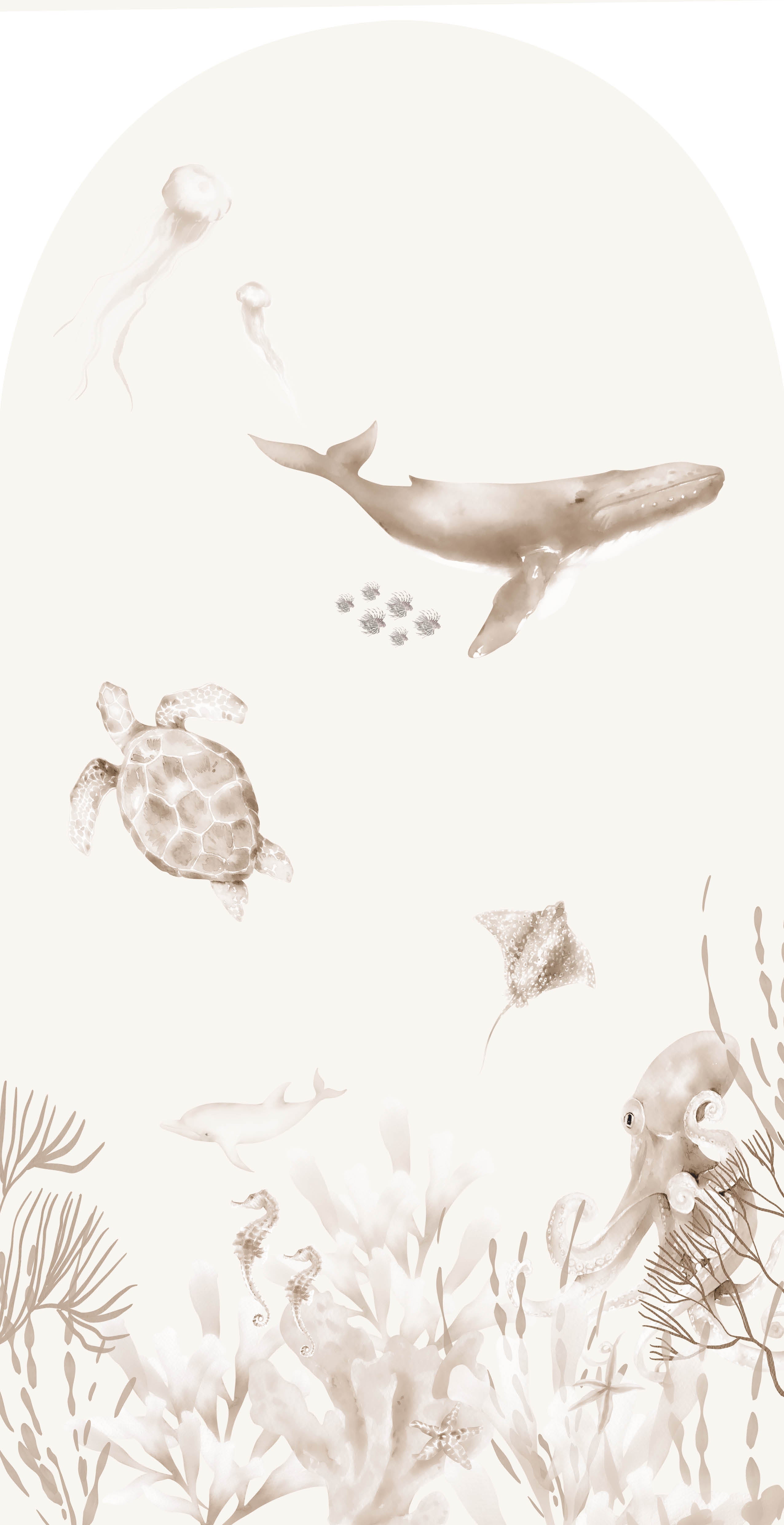 Behangboog - Onderwaterwereld