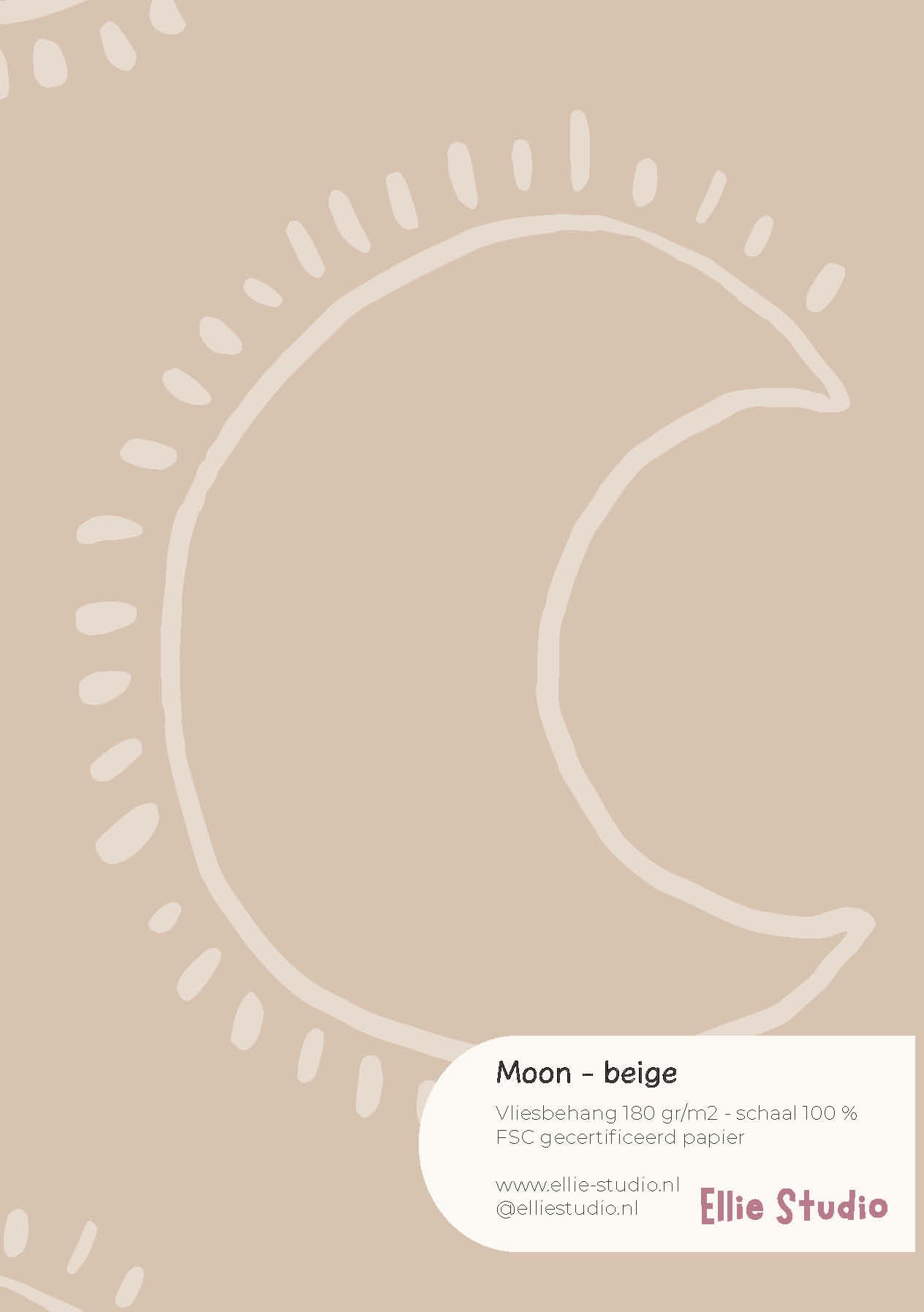 Behangstaal Moon - beige