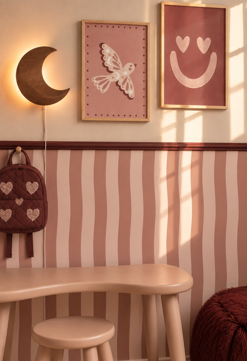 Children's room poster - Heart Smiley