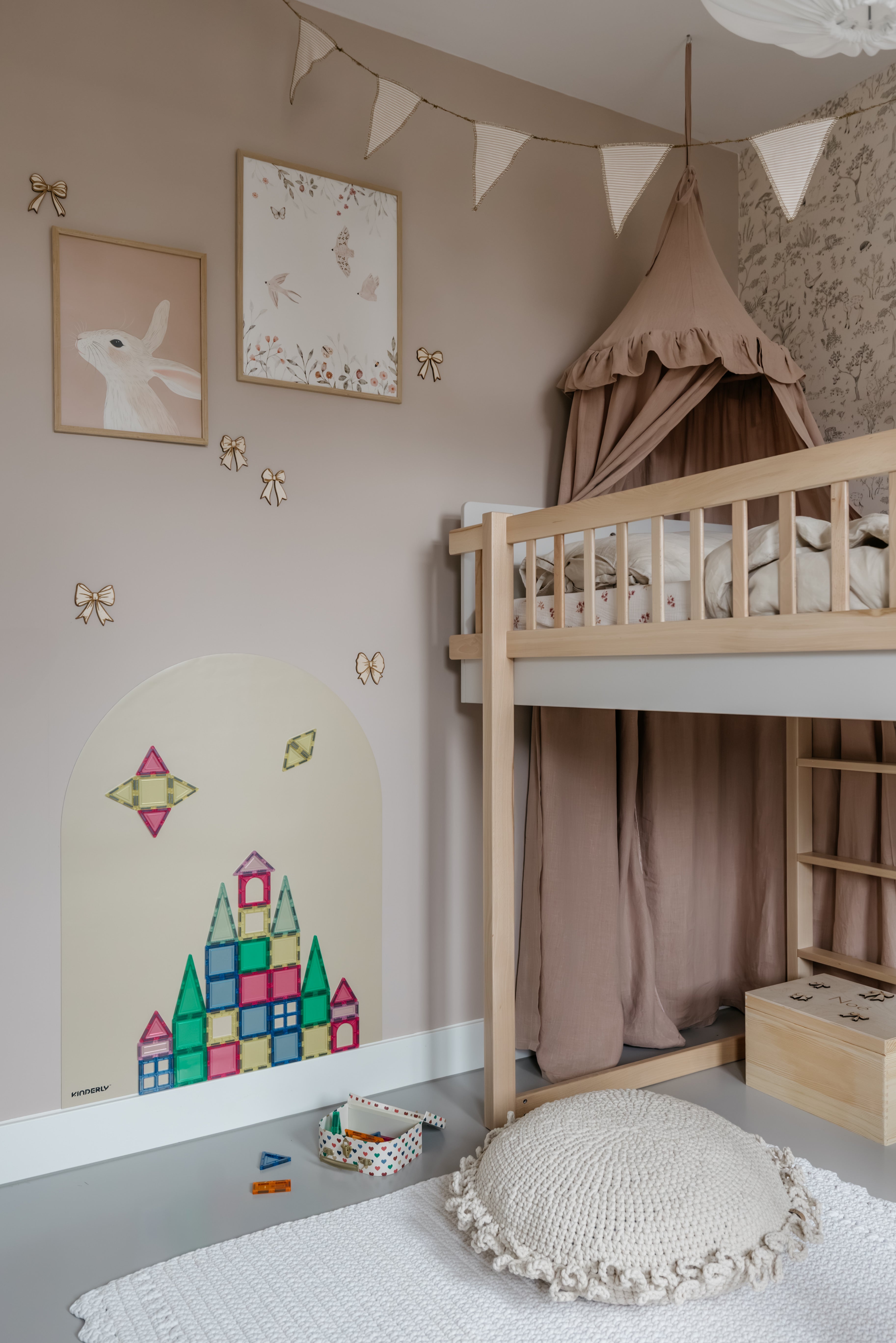 Kinderkamer print - Konijn Illustratie