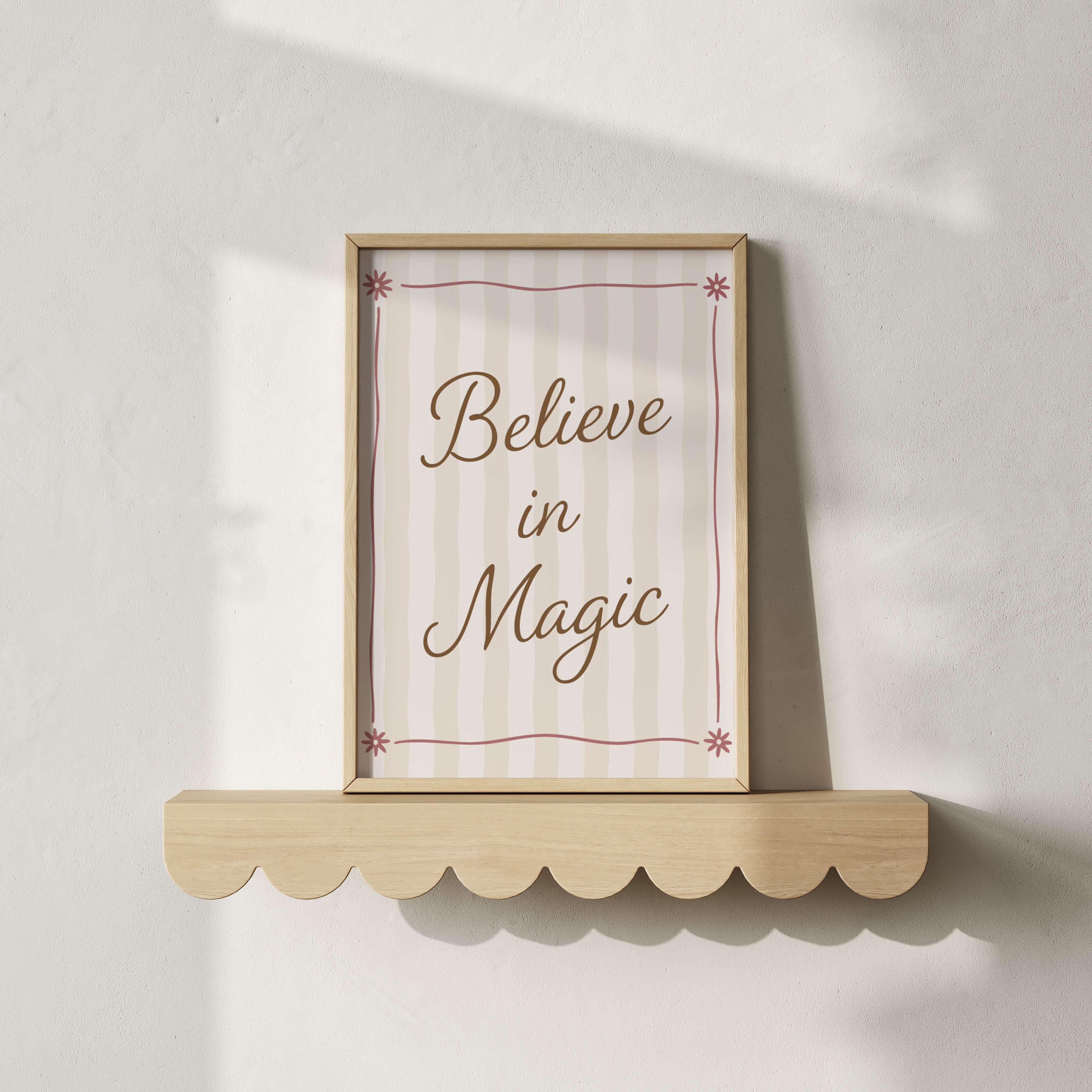Children's room print - Believe in Magic