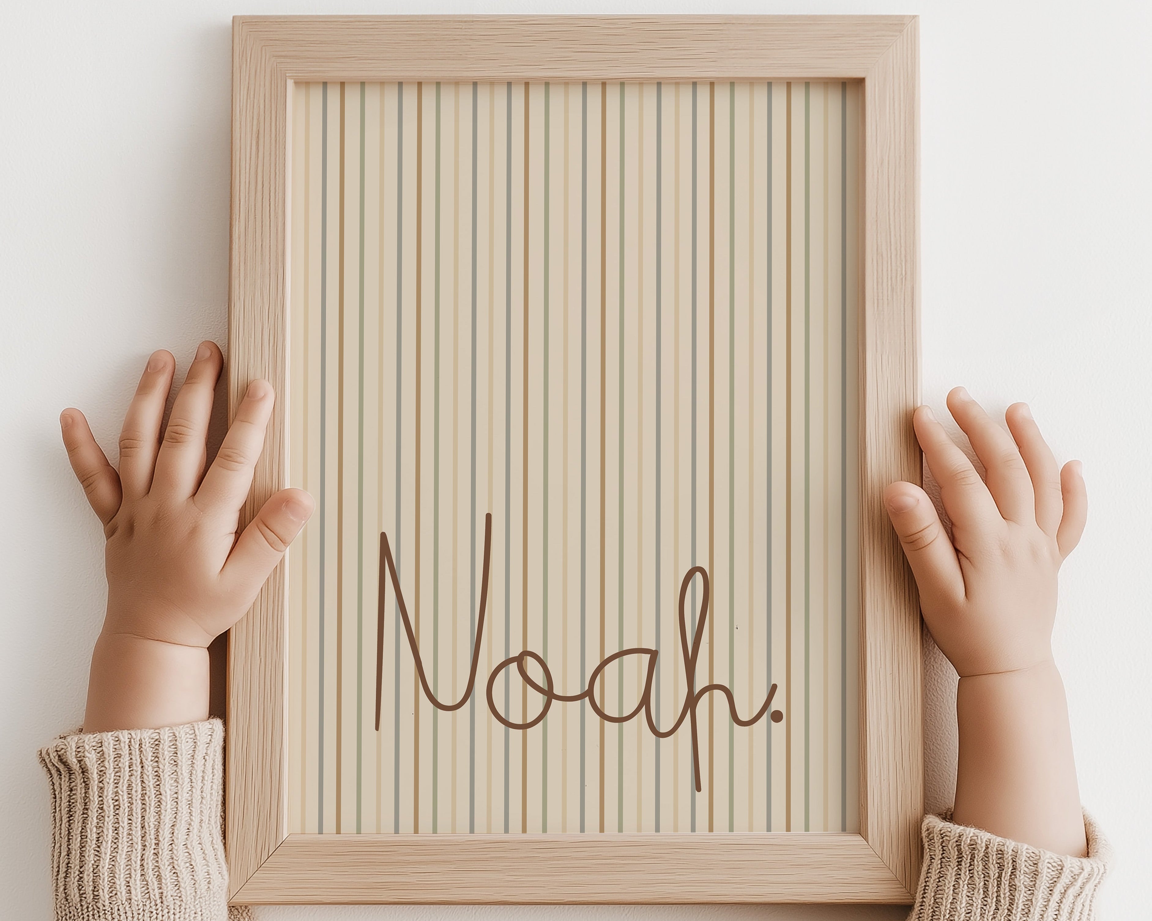 Name poster Sweet lines - boy
