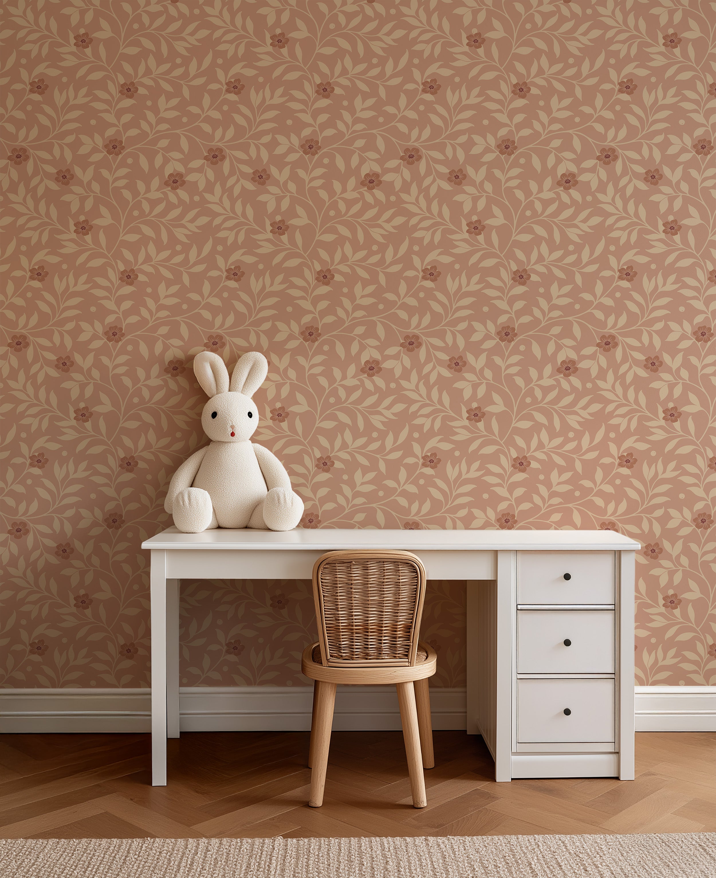 Wallpaper Tiny Blossom - blush