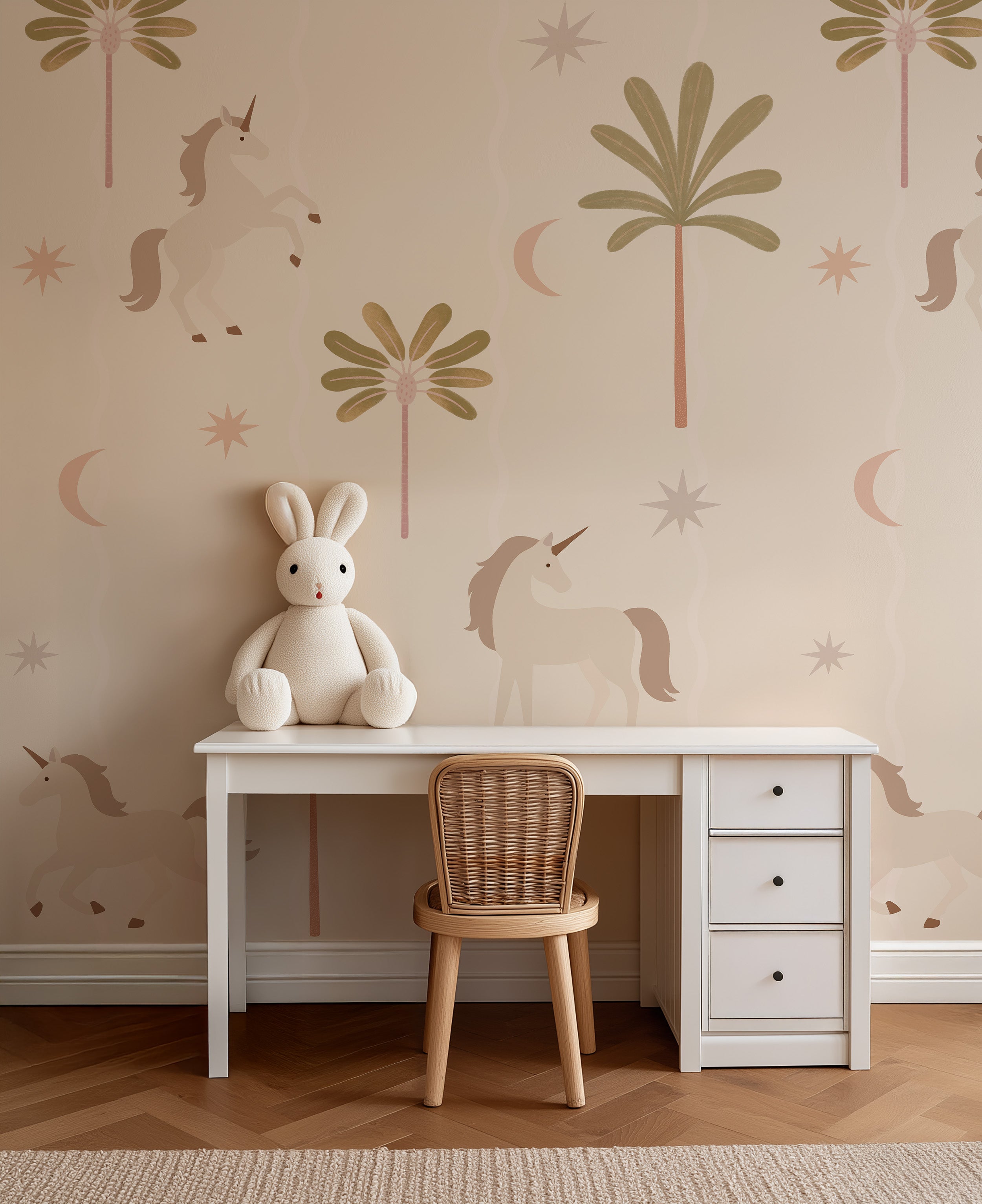 Behang Unicorn - stardust