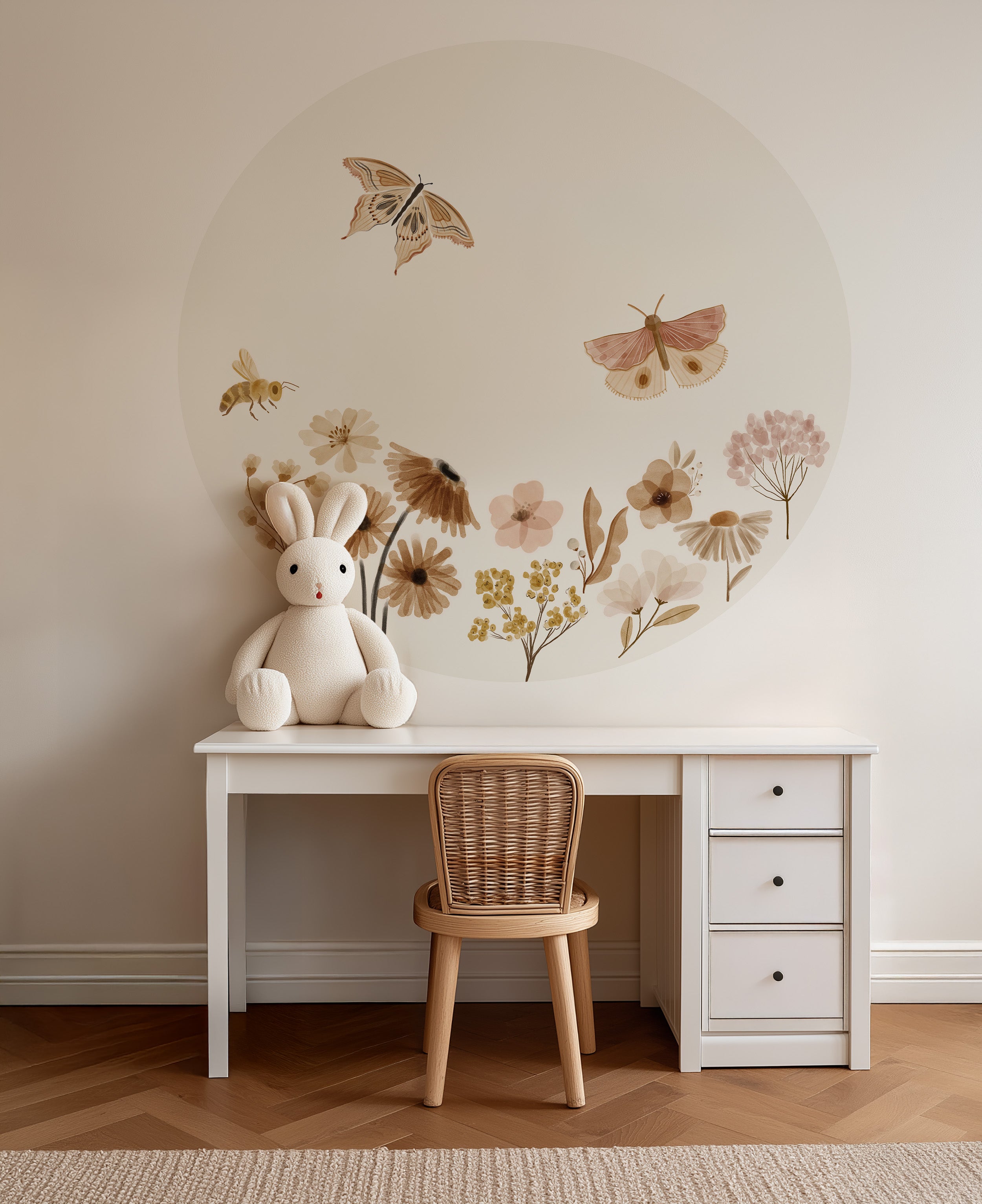 Behangcirkel - Vintage Garden