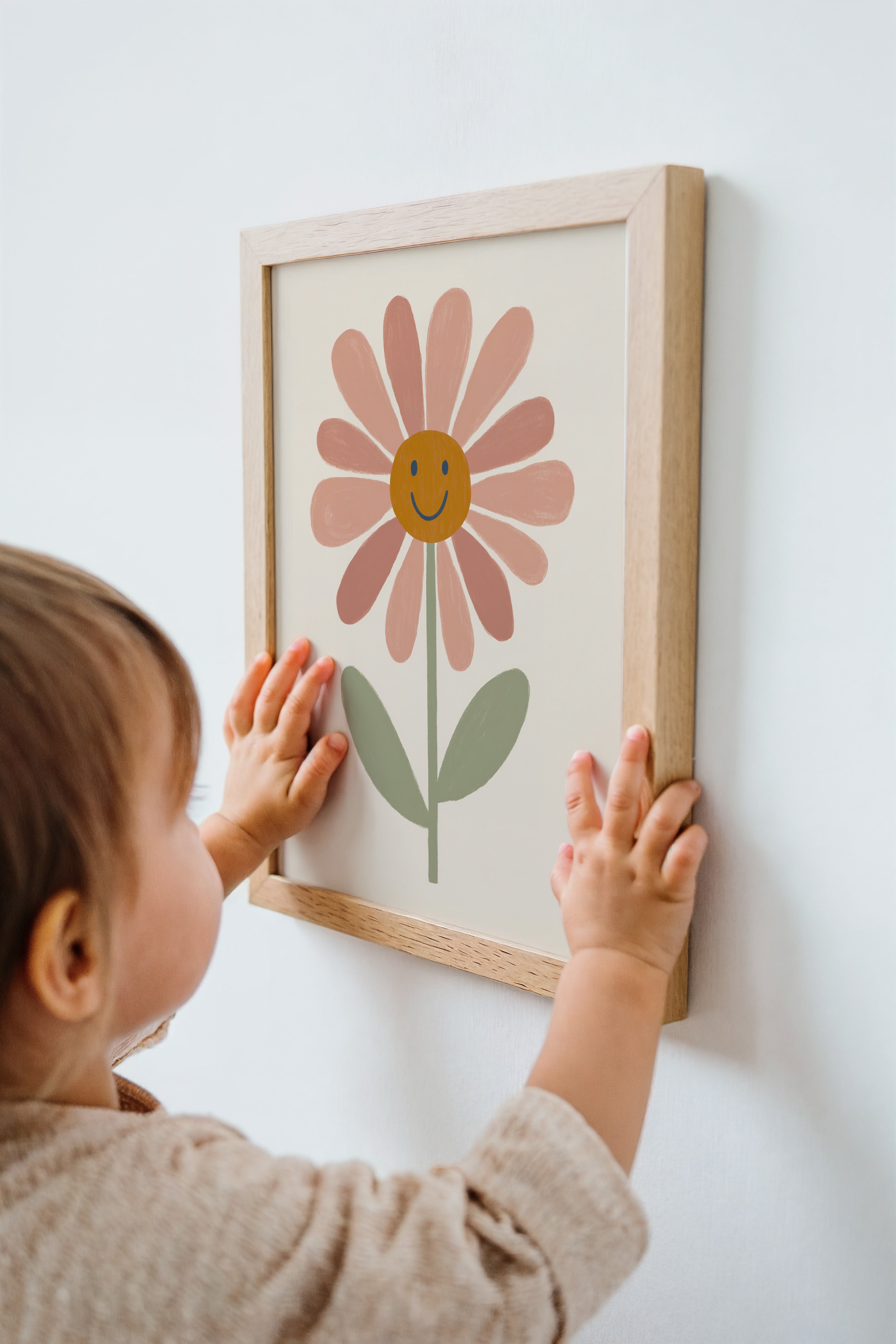 Children's room print - Cheerful flower