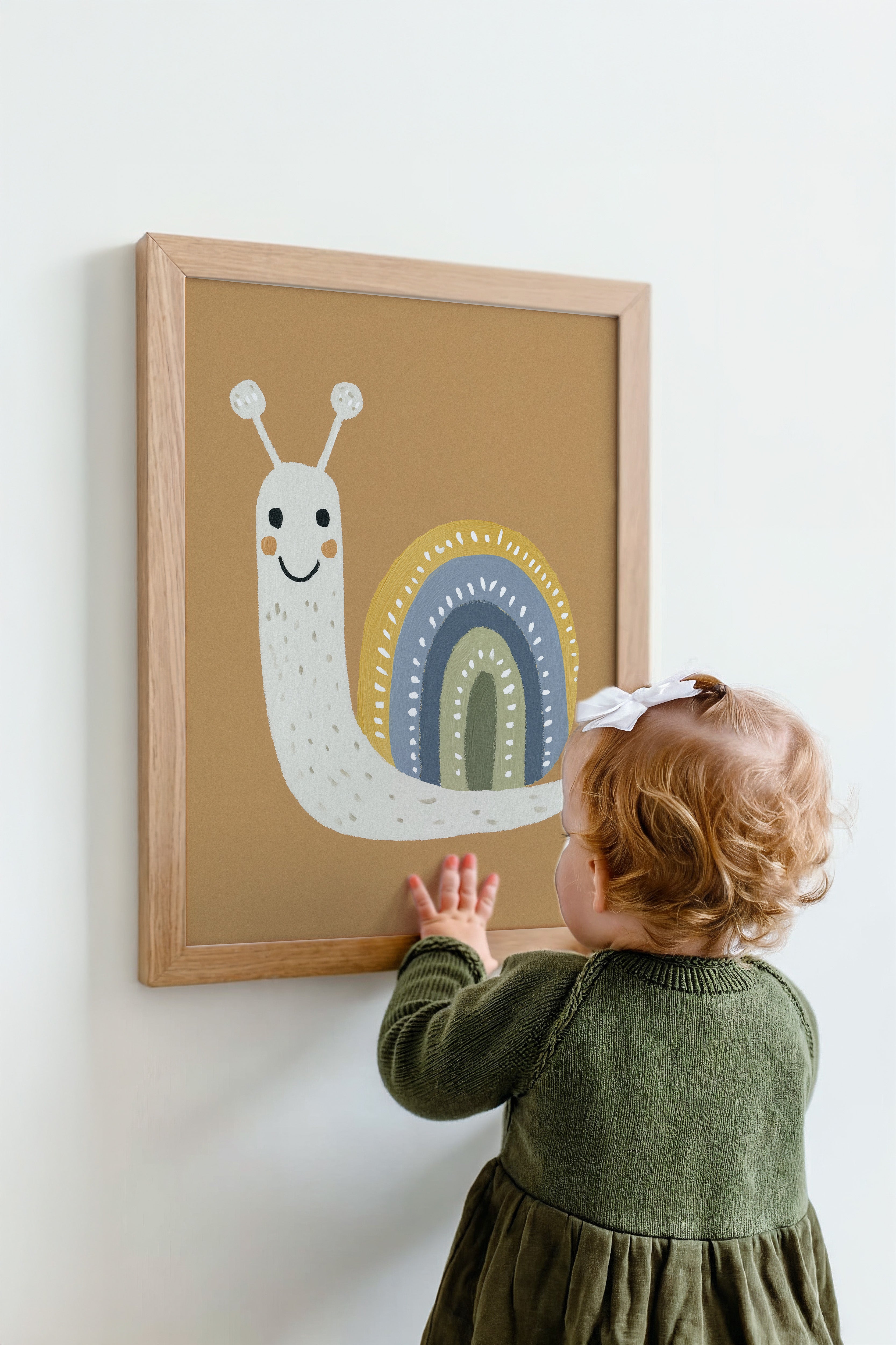 Children's room print - Snail