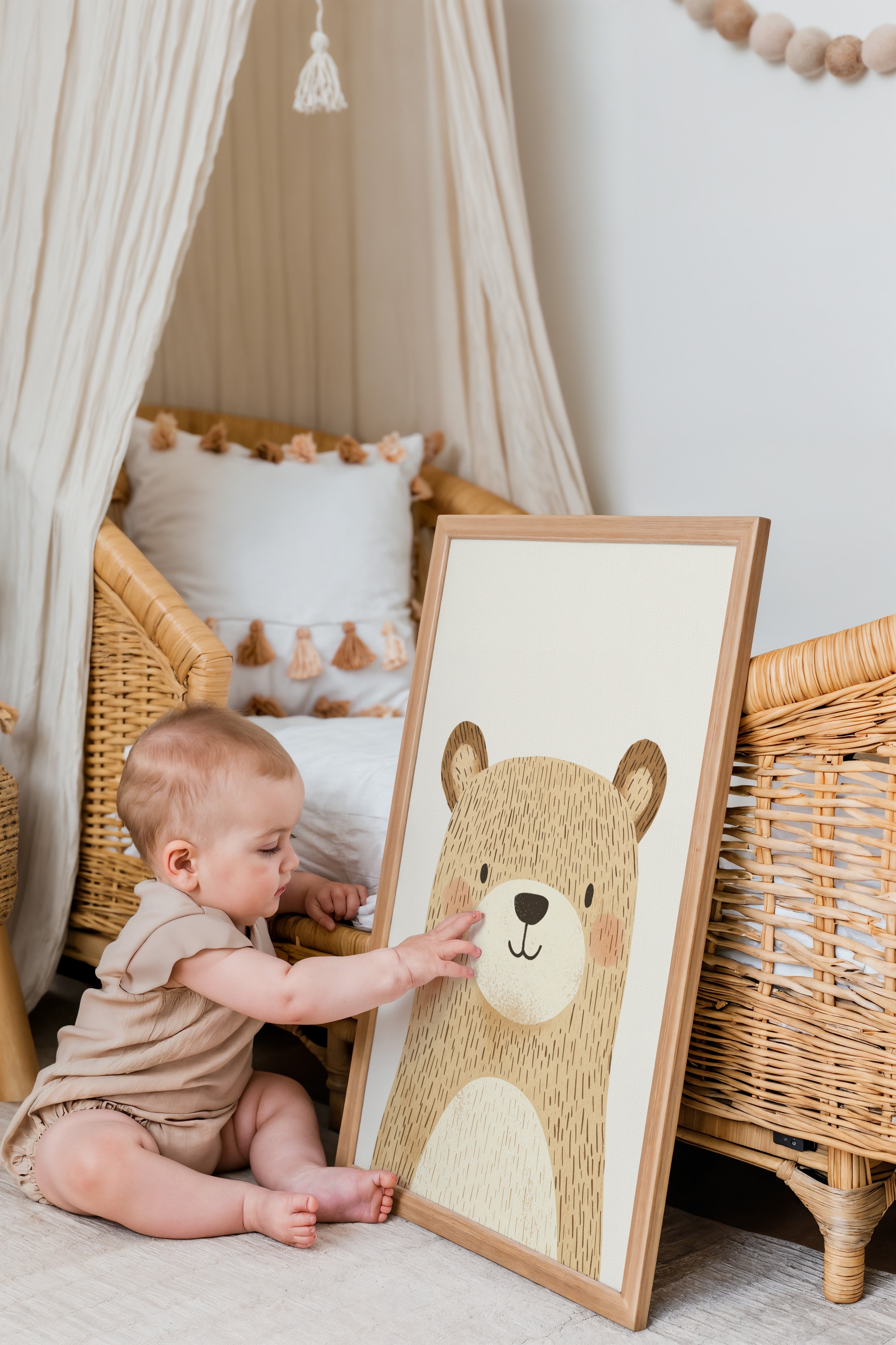 Children's room print - Bear Illustration