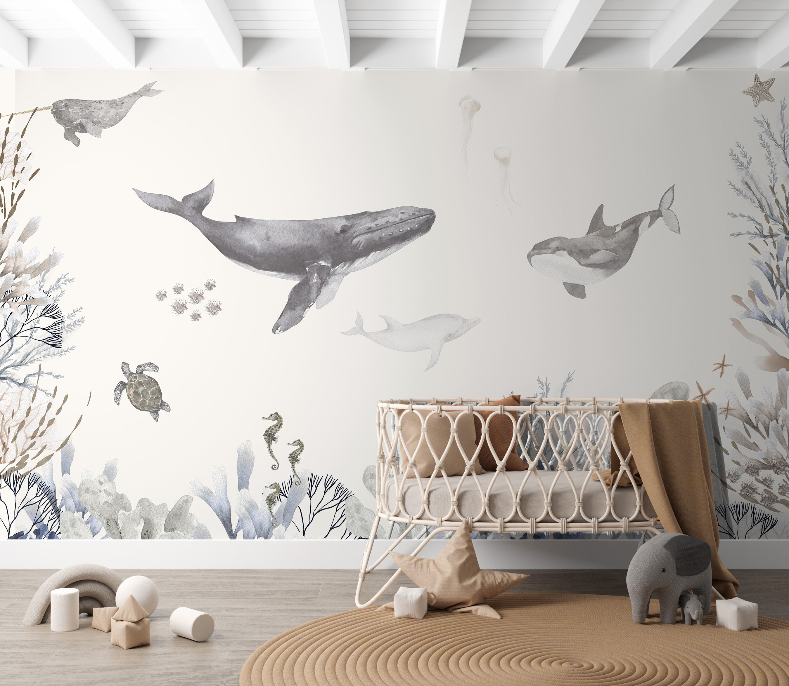 Collage behang Under the Sea