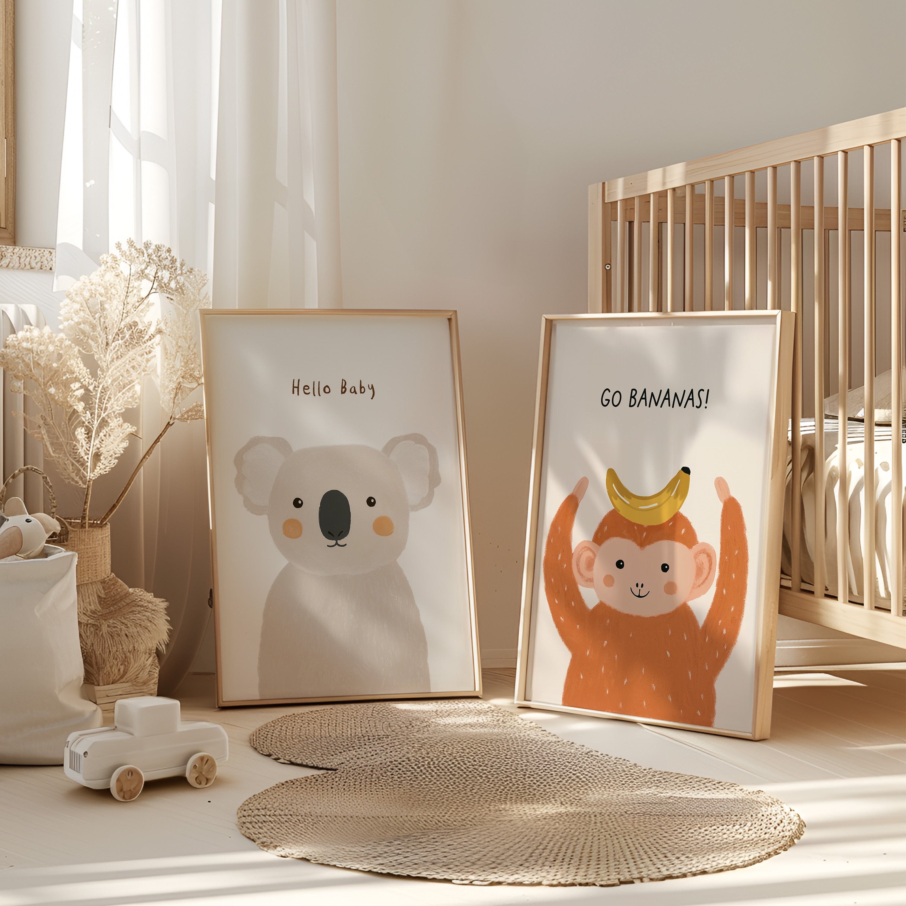 Children's room print - Hello baby koala