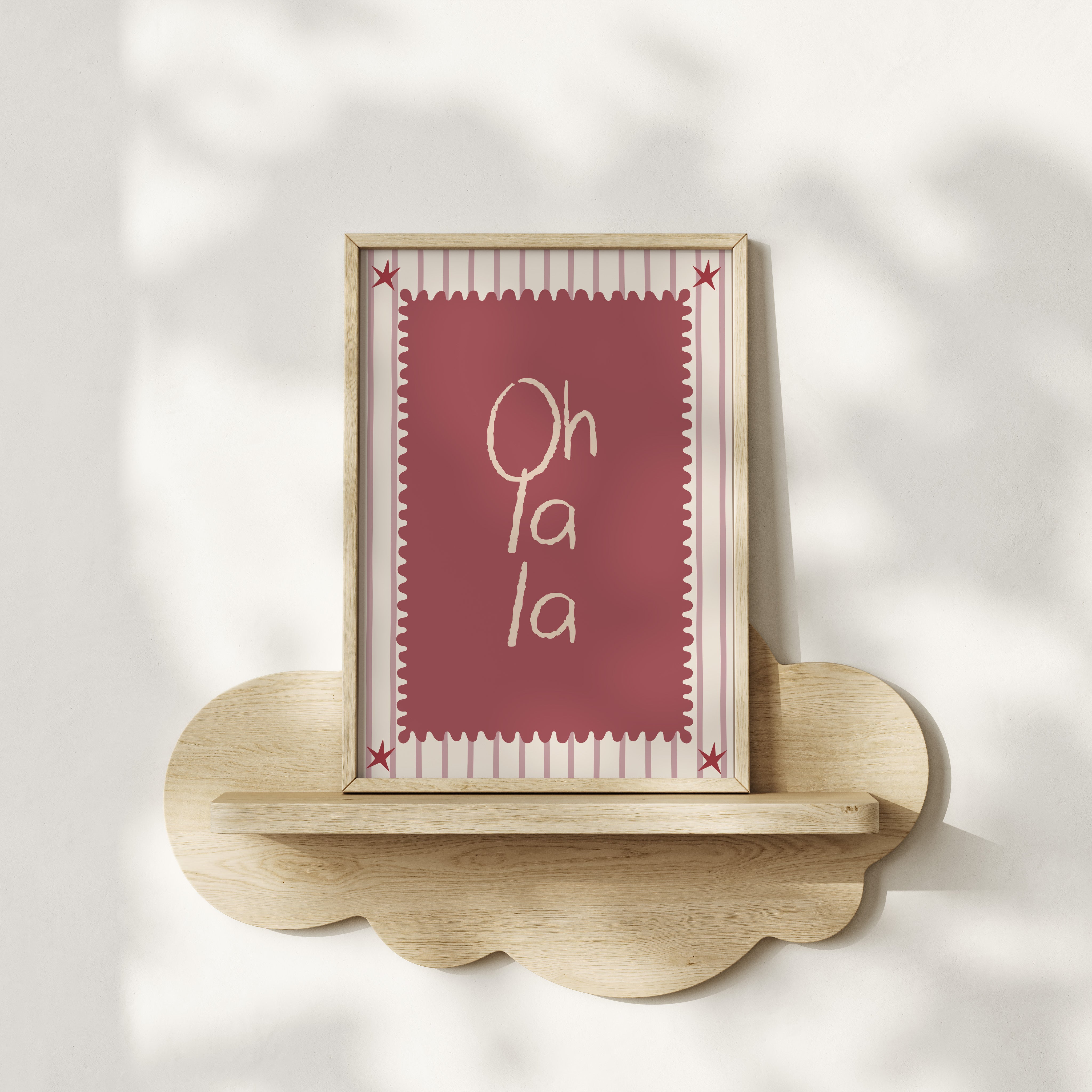 Children's room print - Oh la la