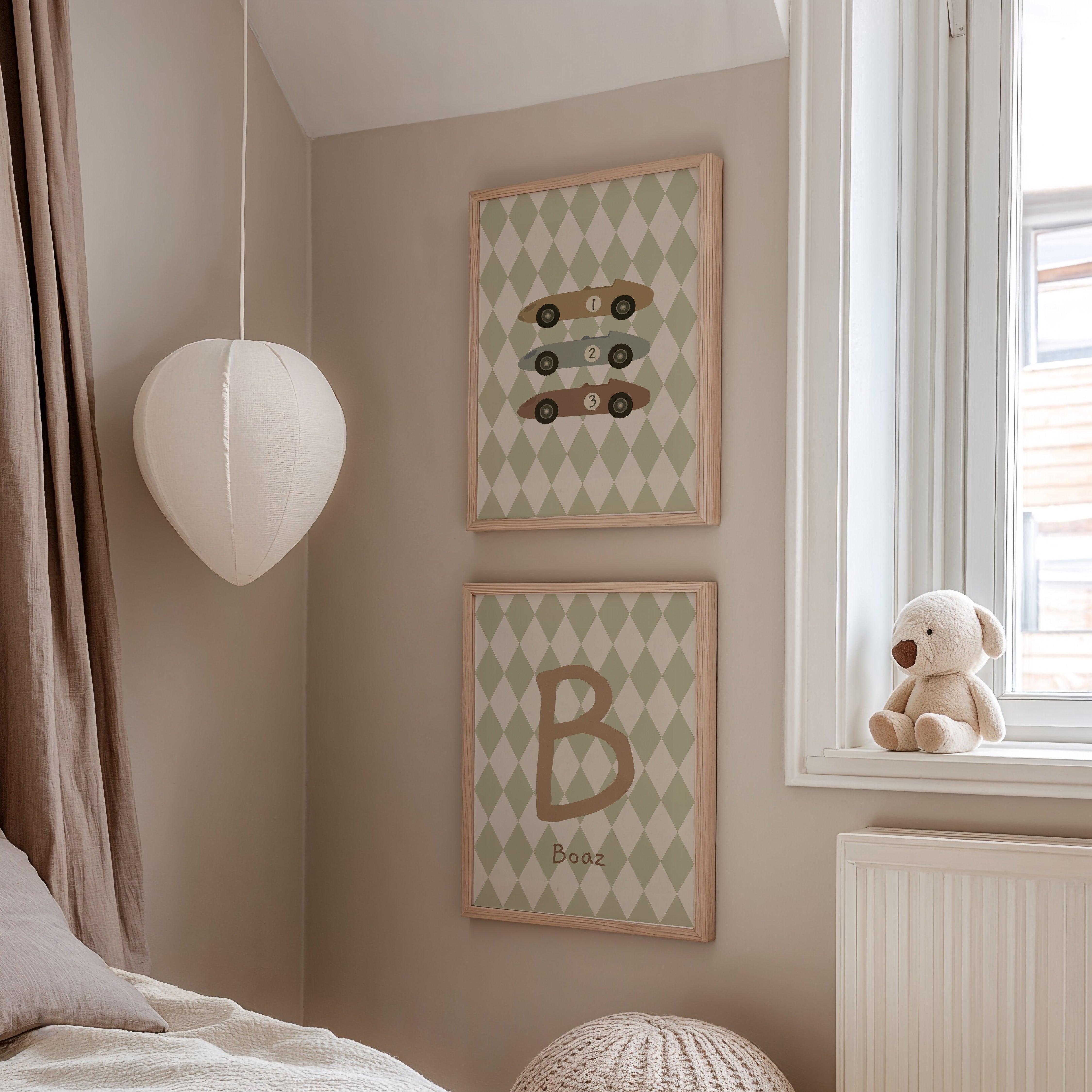 Name poster Soft Check - green